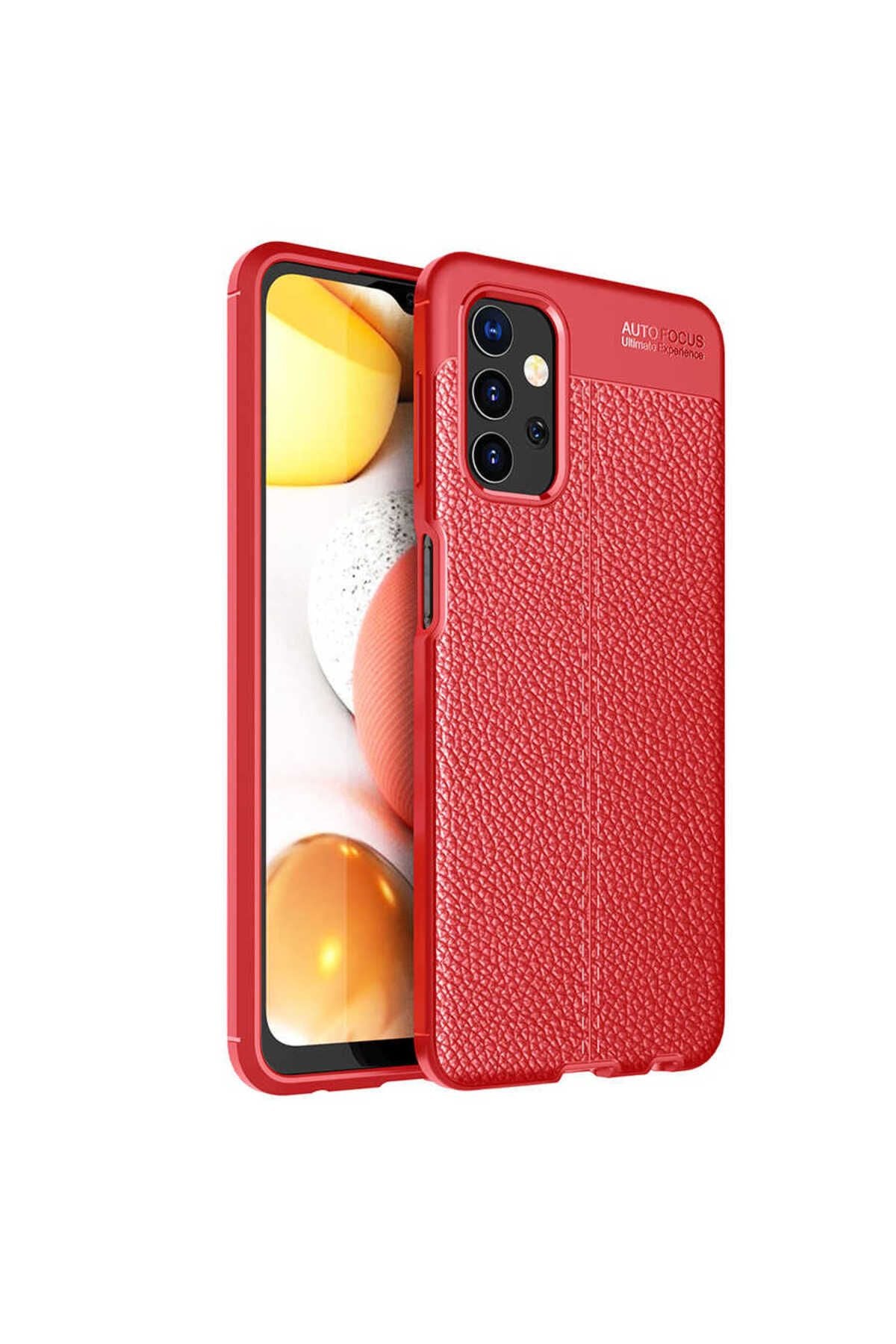 Galaxy A13 4G Kılıf Zore Niss Silikon Kapak - Kırmızı