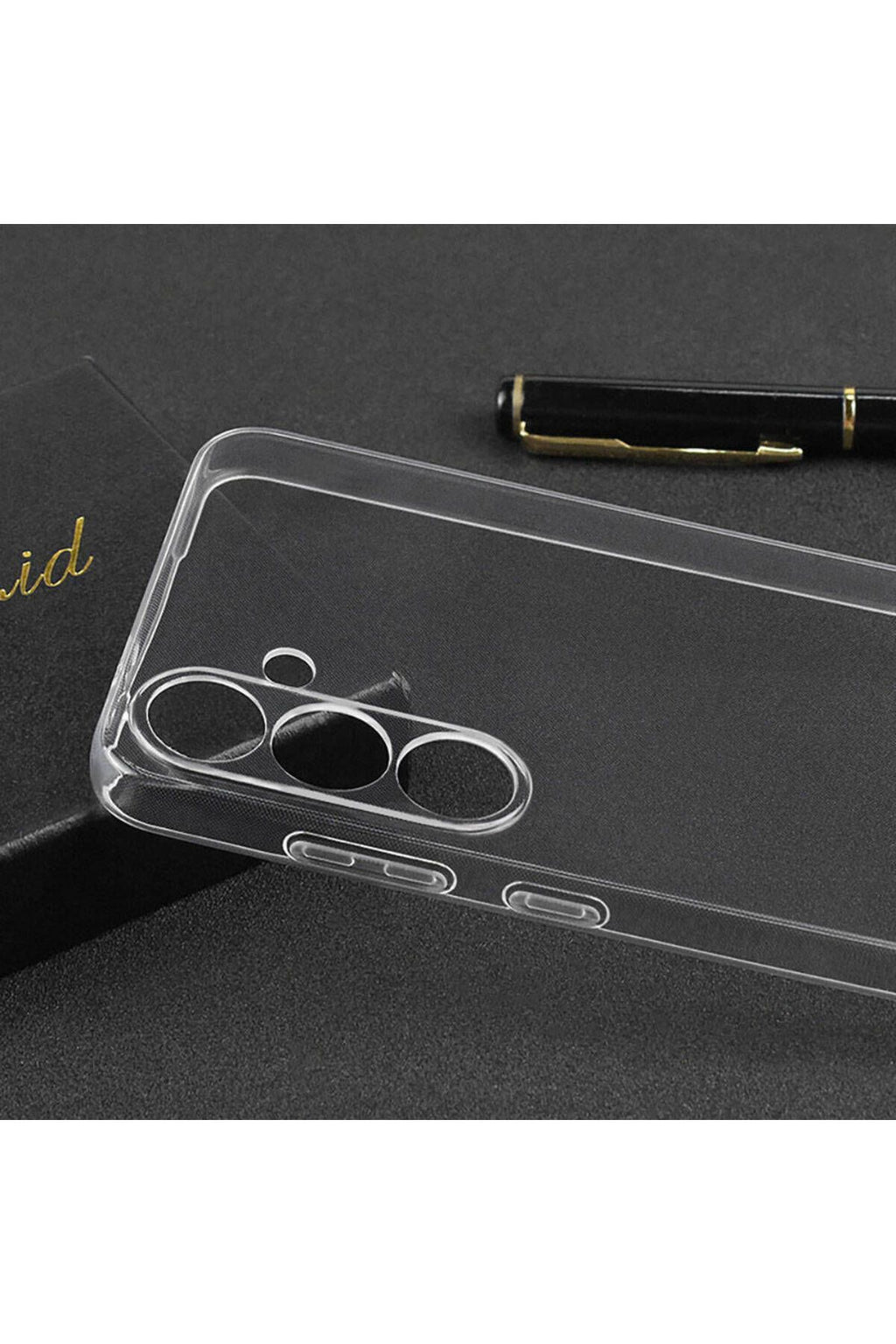 Galaxy S23 FE Uyumlu Zore Süper Silikon Kılıf-Renksiz