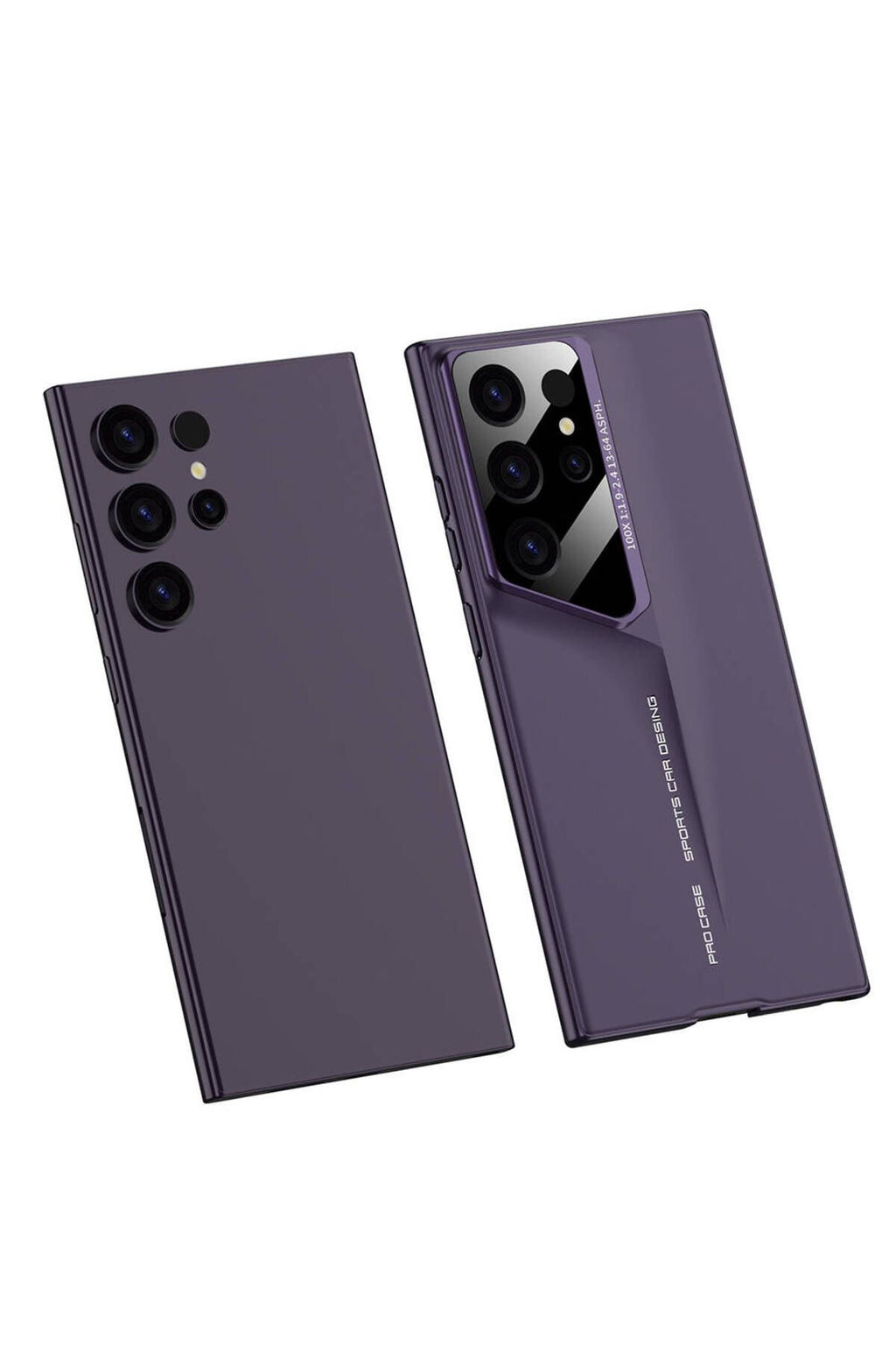 Galaxy S23 Ultra Kılıf Ultra İnce Kamera Korumalı Sert Rubber Zore Procase Kapak-Siyah