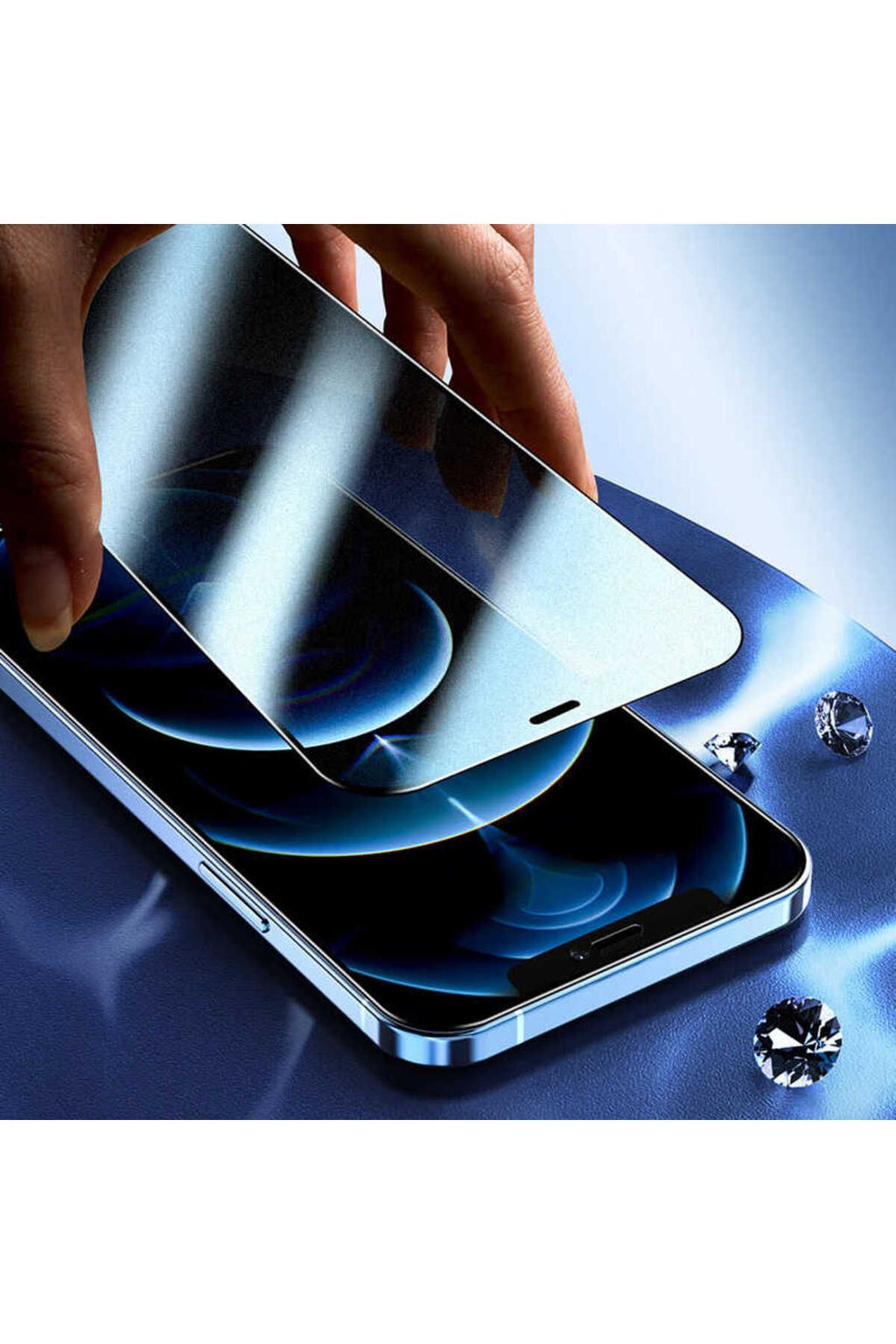 iPhone SE 2020 Uyumlu Rika Premium Privacy Temperli Cam Ekran Koruyucu