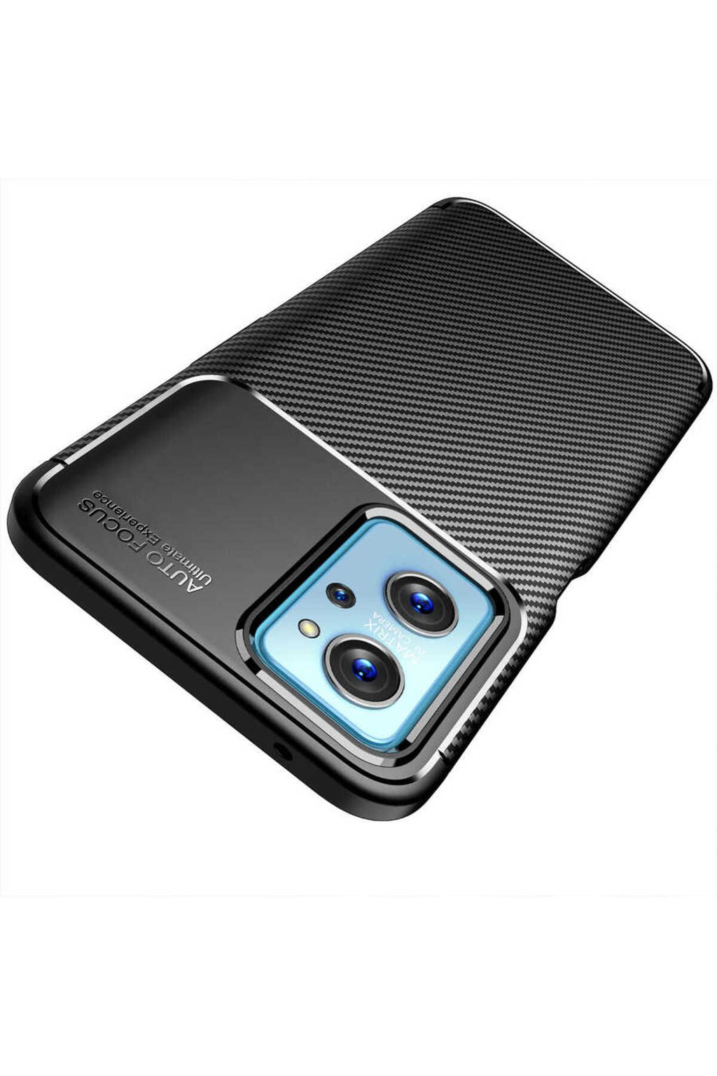 A96 4G Kılıf RNTC Negro Silikon Kapak - Siyah