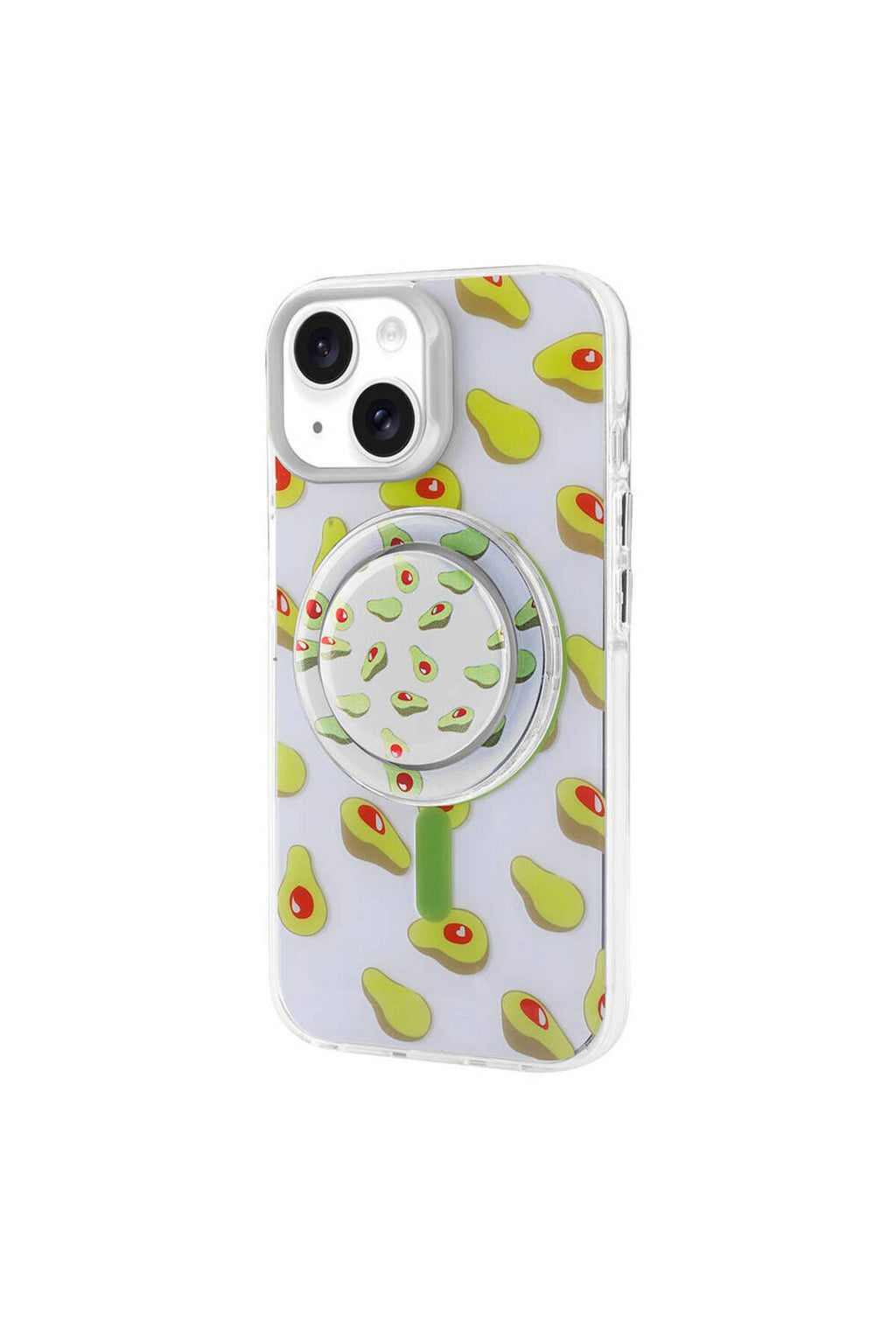 iPhone 15 Zore Magsafe Şarj Özellikli Tak-Çıkar Pop Soketli Zore Tiktok Kılıf-Mavi