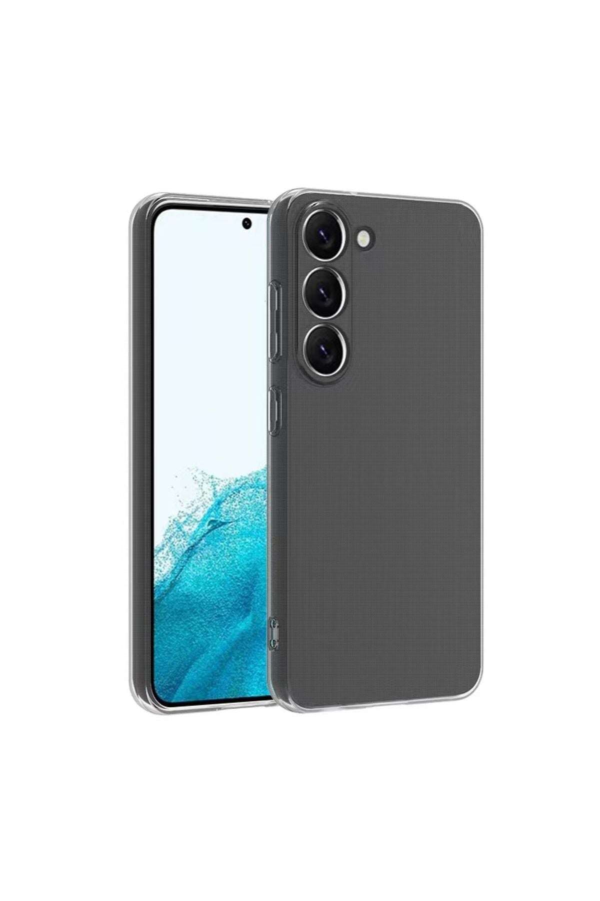 Galaxy A54 Kılıf Zore Süper Silikon Kapak - Renksiz