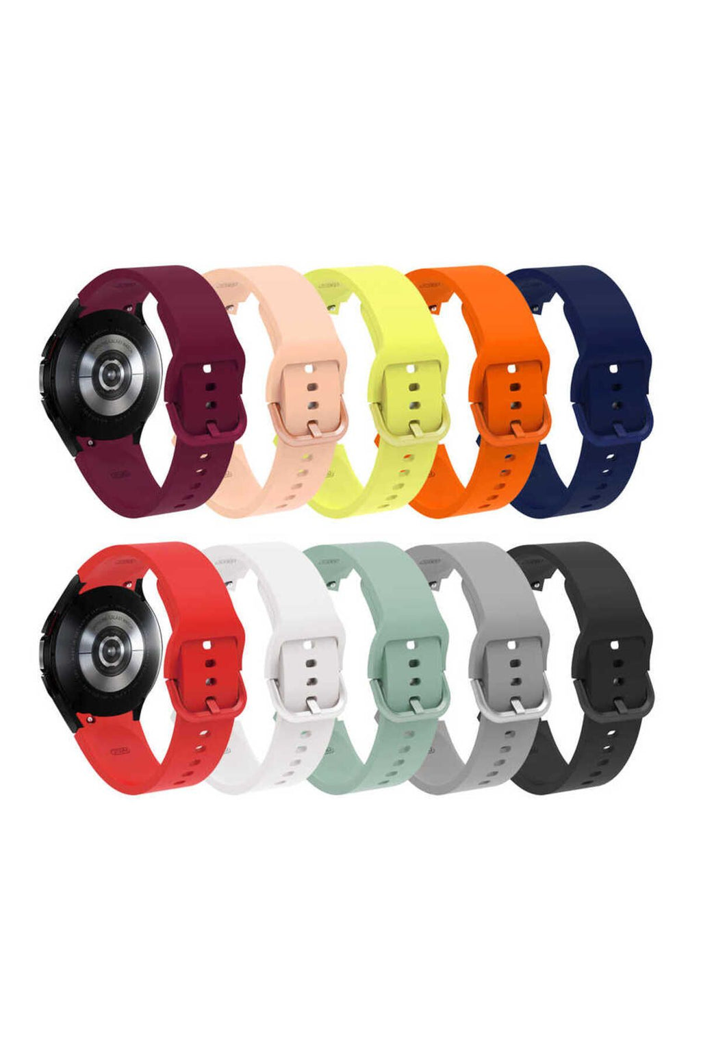 Galaxy Watch 4 40mm KRD-50 Uyumlu Zore Kordon-Beyaz