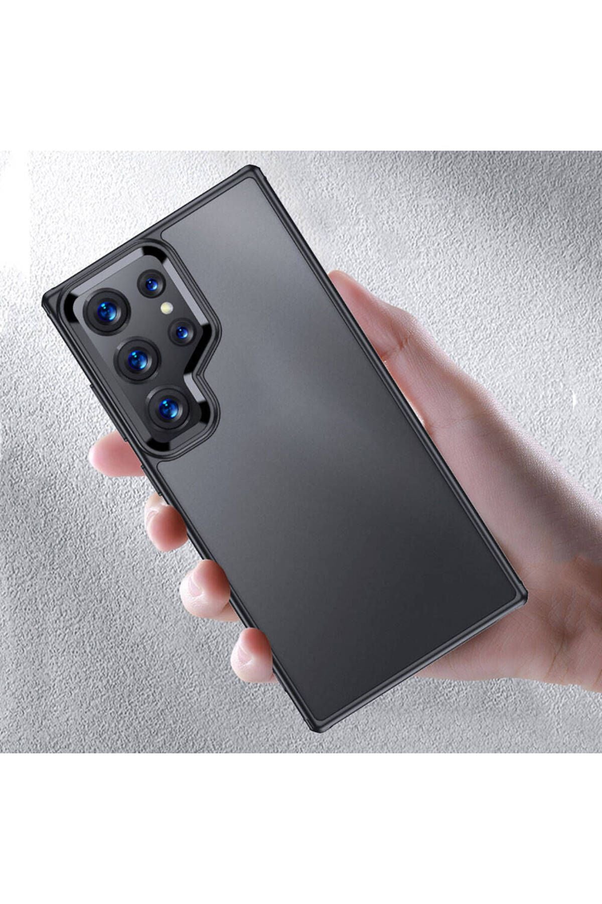 Galaxy S24 Ultra Kılıf Zore Volks Kapak - Siyah