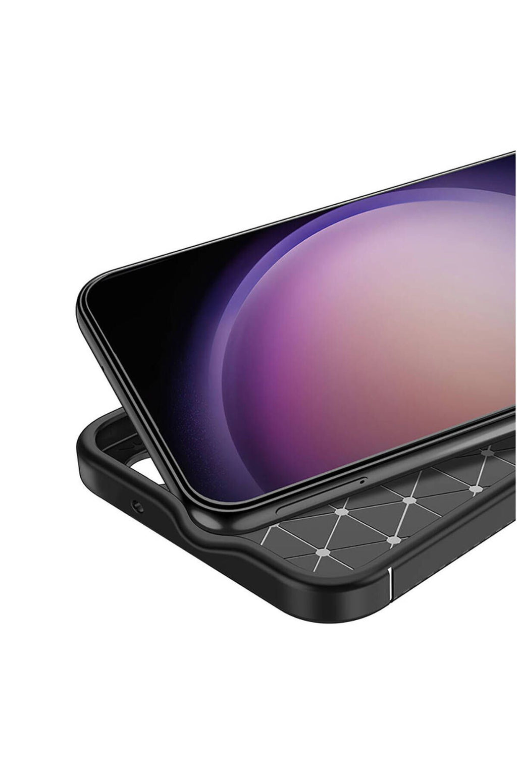 Galaxy S24 Uyumlu Zore Negro Silikon Kılıf-Siyah