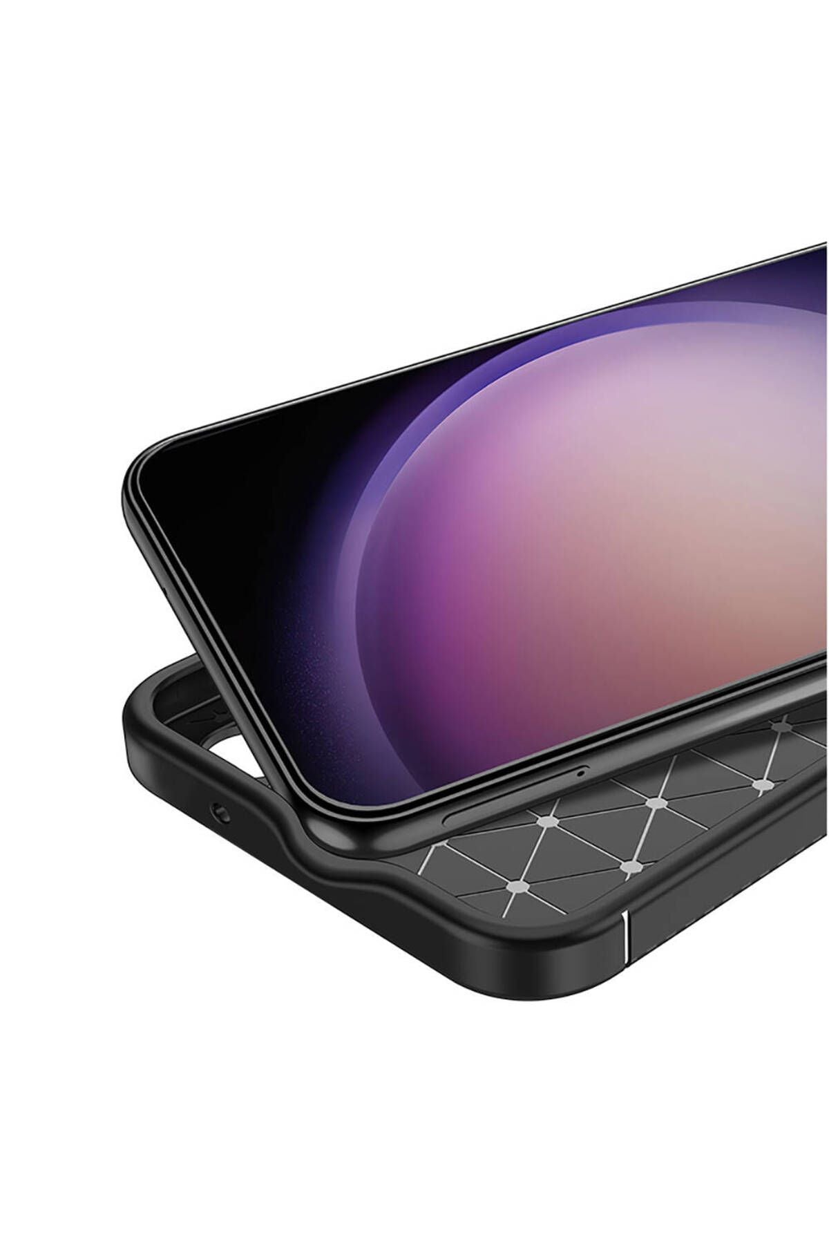 Galaxy S24 Uyumlu Zore Negro Silikon Kılıf-Siyah