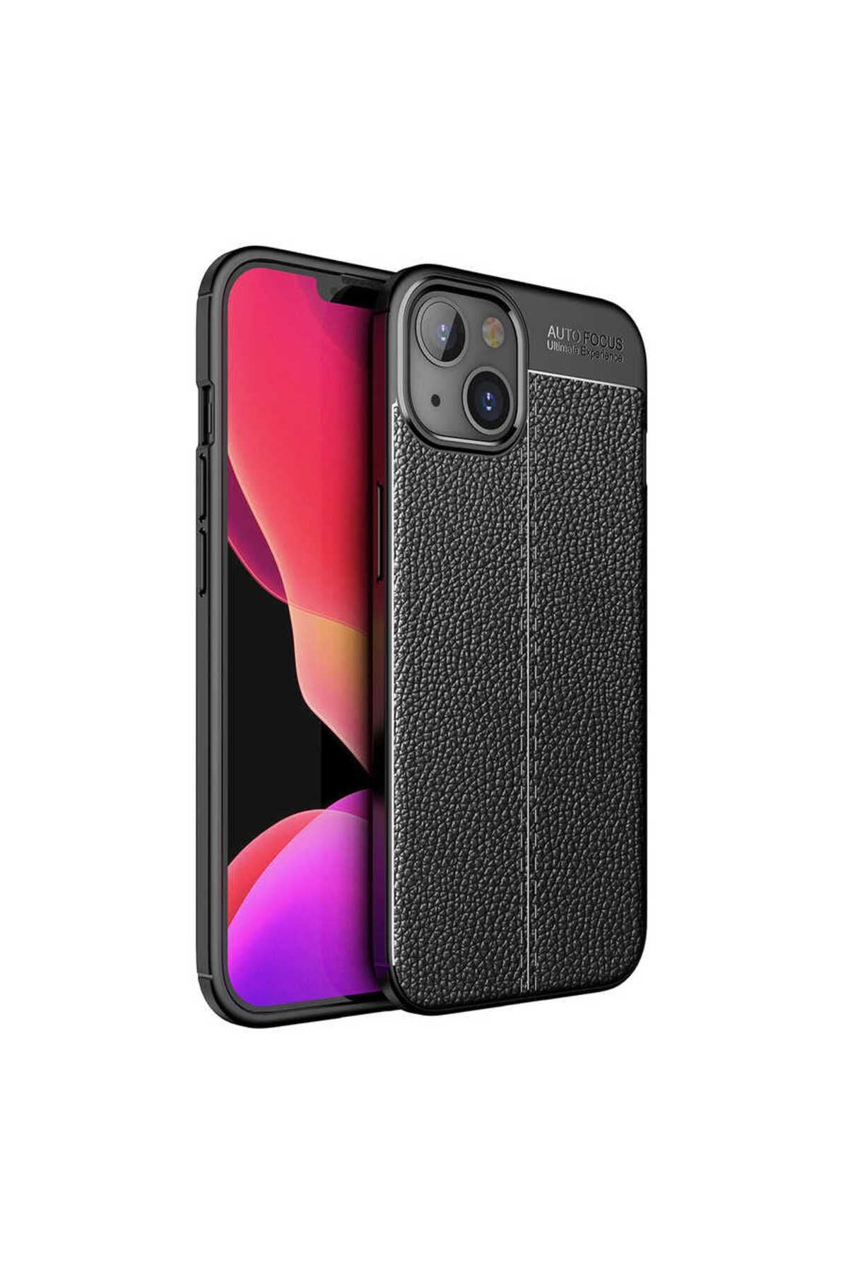 iPhone 14 Uyumlu Zore Niss Silikon Kılıf-Siyah