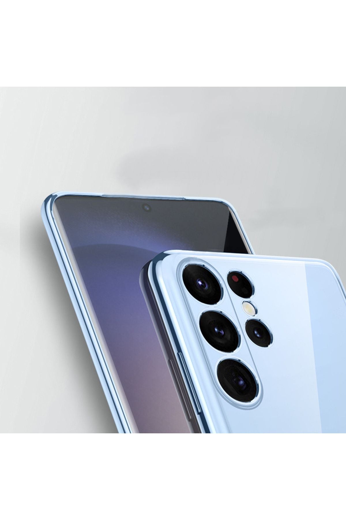 Galaxy S25 Ultra Uyumlu Kılıf Zore Süper Silikon Kapak-Şeffaf