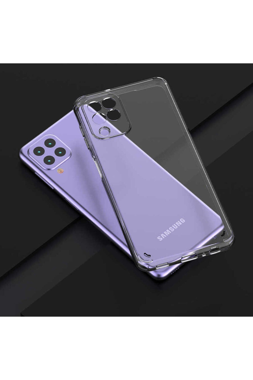 Galaxy A22 4G Kılıf SVL Coss Kapak - Renksiz