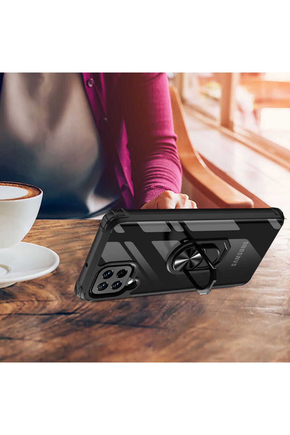 Galaxy A22 4G Kılıf Zore Mola Kapak - Kırmızı