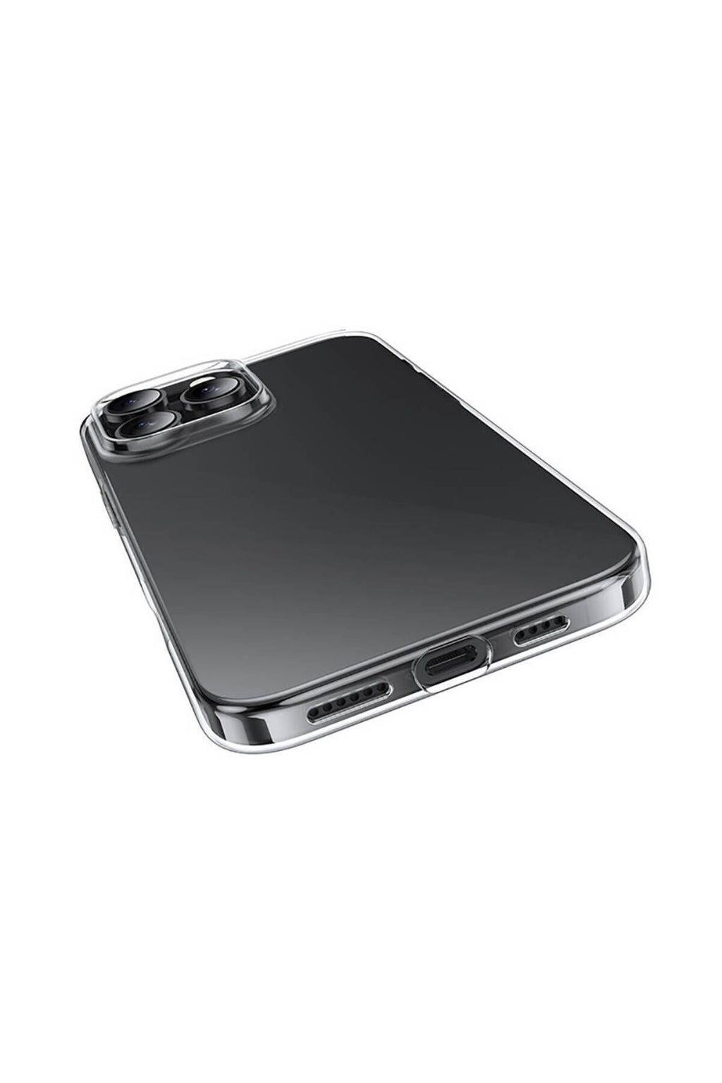 Apple iPhone 16 Pro Max Kılıf Zore Süper Silikon Kapak-Şeffaf