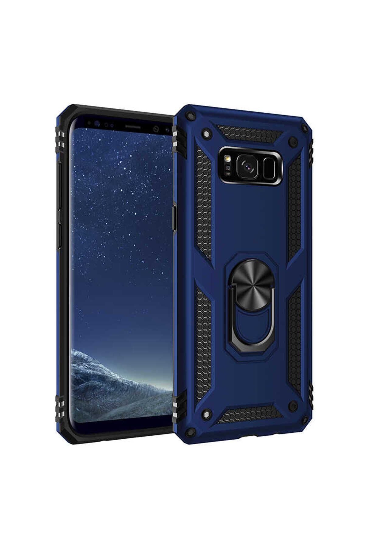 Galaxy S8 Plus Kılıf Zore Vega Kapak - Mavi