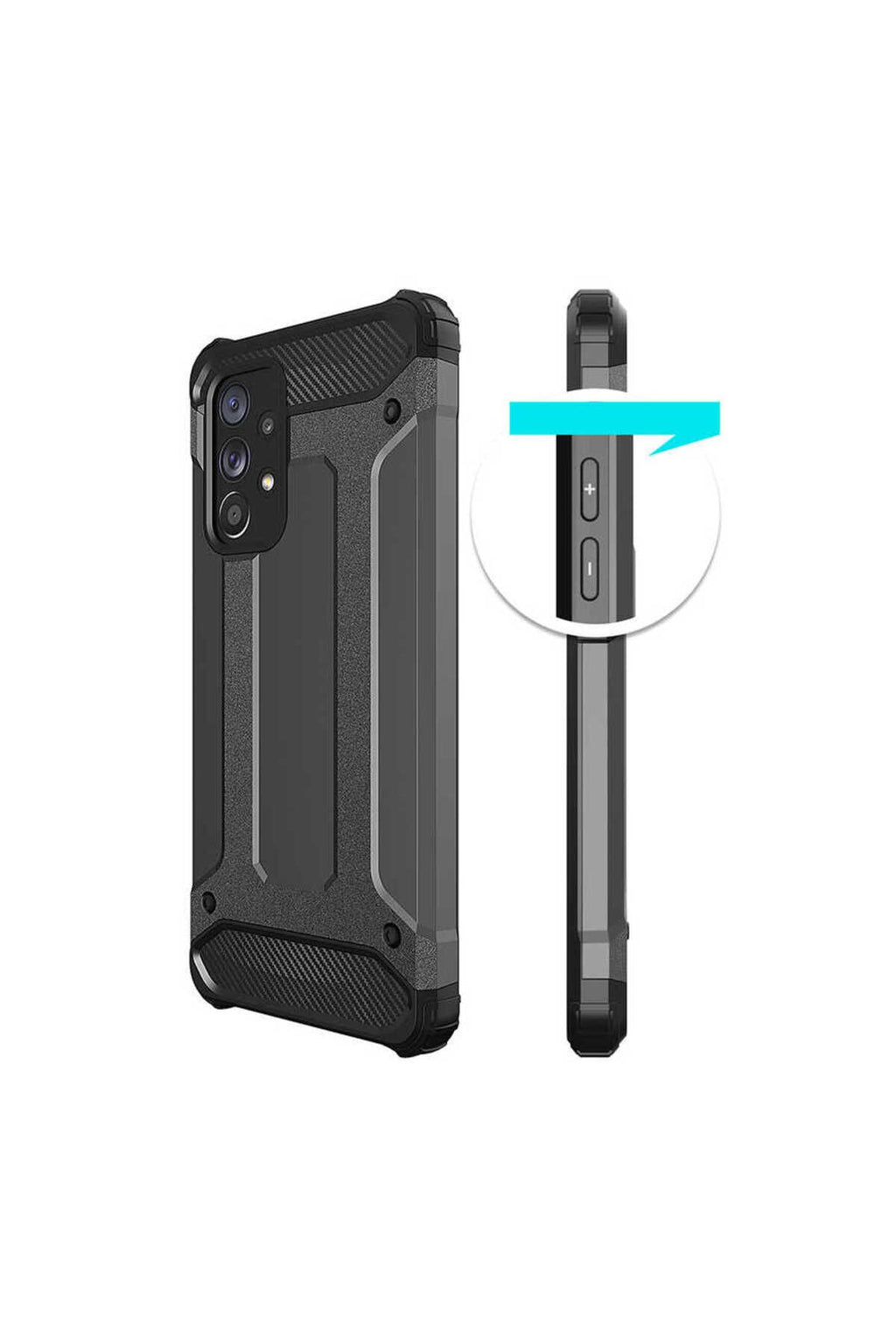 Galaxy A33 5G Kılıf Zore Crash Silikon Kapak - Rose Gold