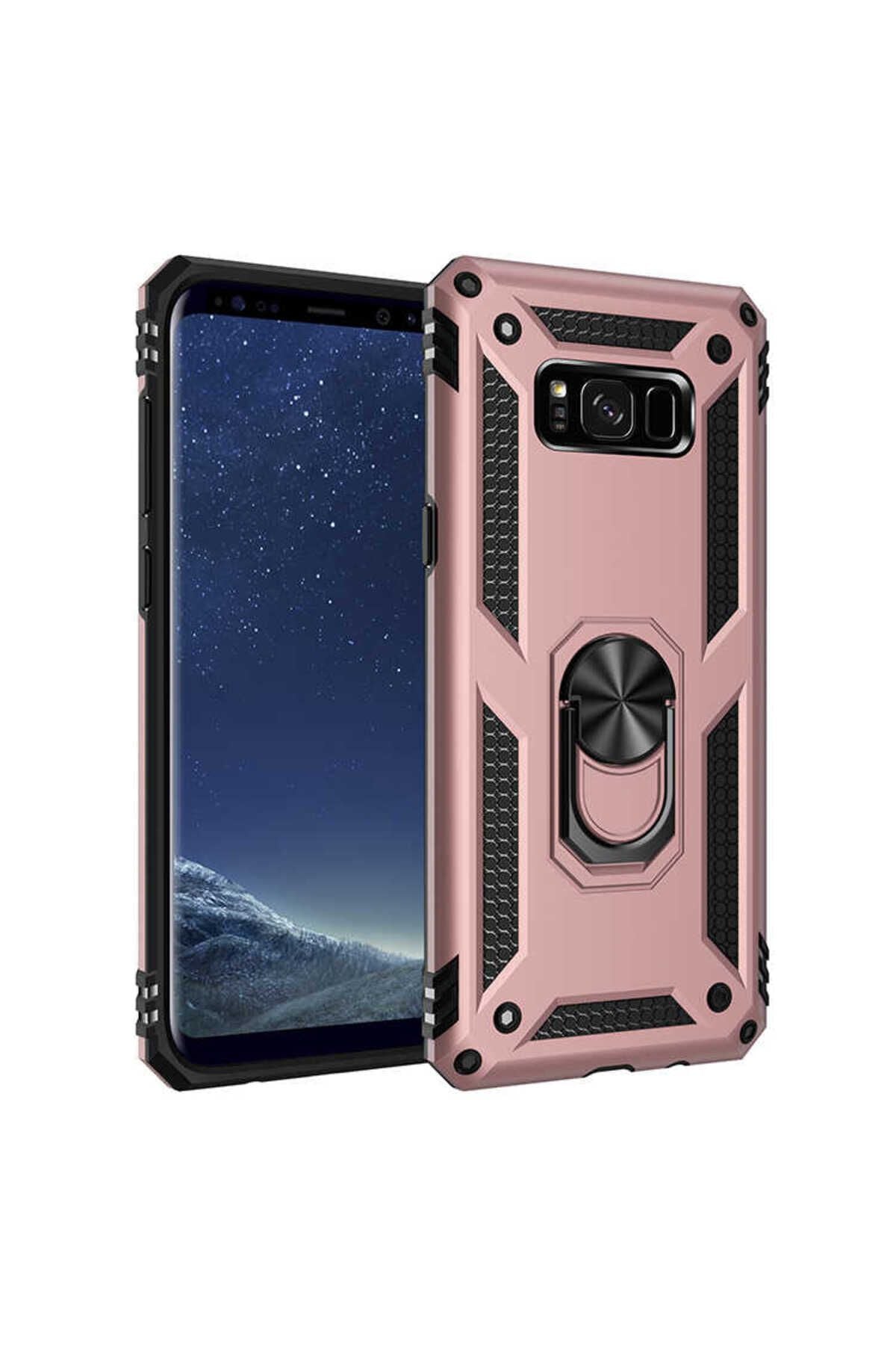 Galaxy S8 Plus Kılıf Zore Vega Kapak - Rose Gold