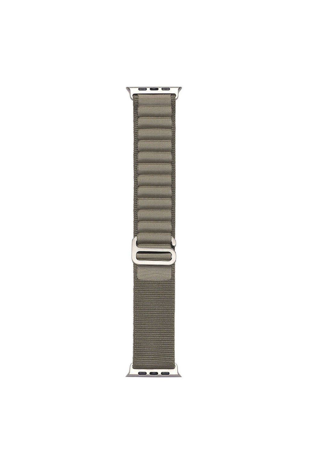 Watch 7 45mm Uyumlu KRD-74 Hasır Zore Kordon-Yeşil