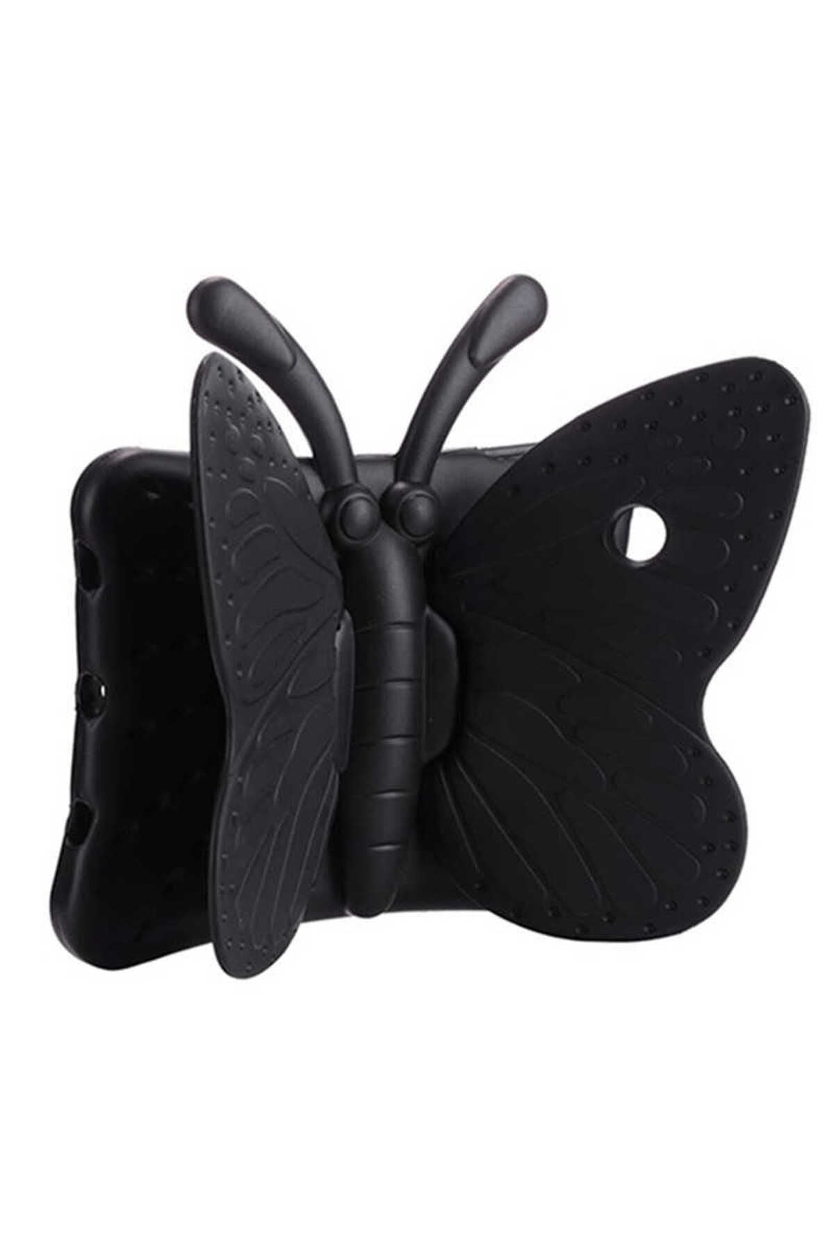 iPad Mini 5. Nesil  Uyumlu Zore Butterfly Standlı Tablet Kılıf-Siyah
