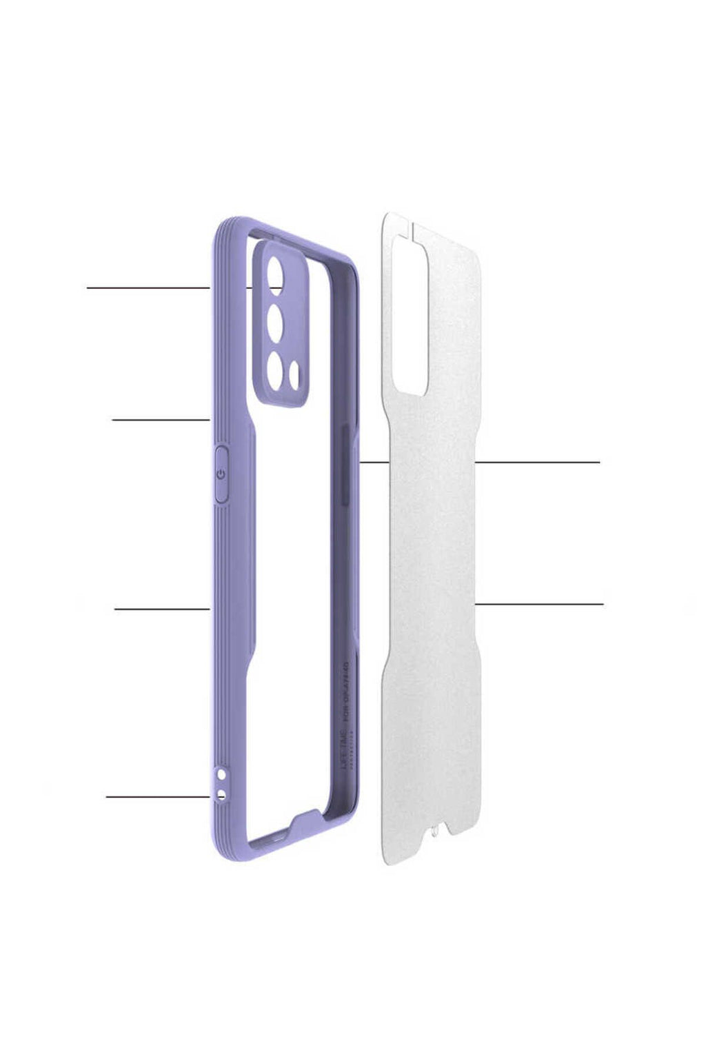 A74 4G Kılıf WNX Parfe Kapak - Kırmızı