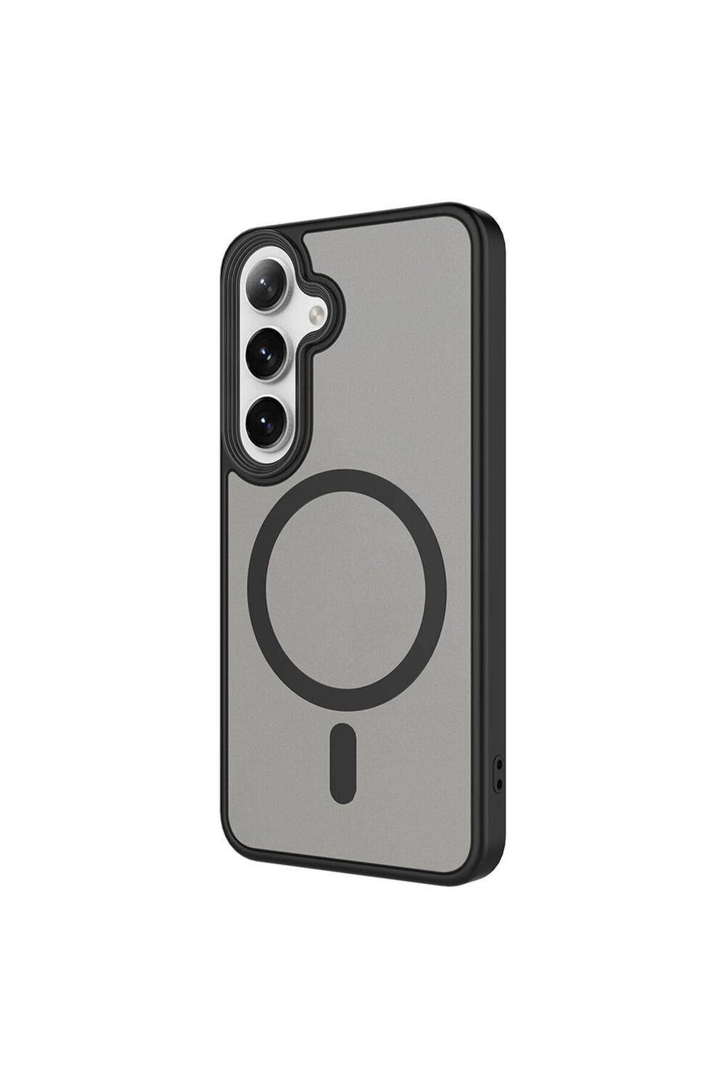 Galaxy S24 Plus Kılıf Sert PC Arka Yüzey Wireless Şarj Özellikli Zore Flet Magsafe Kapak - Lila