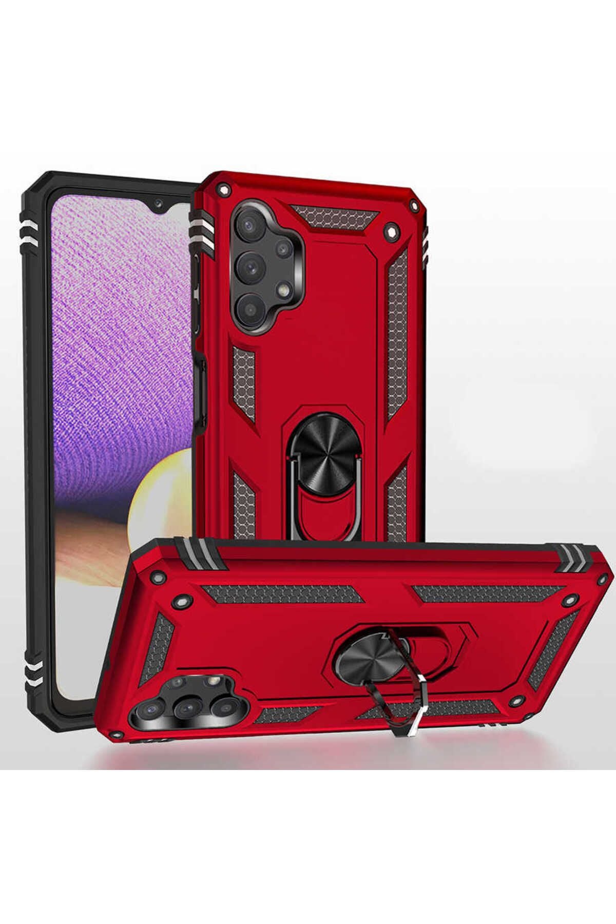 Galaxy A13 4G Kılıf Zore Vega Kapak - Gri