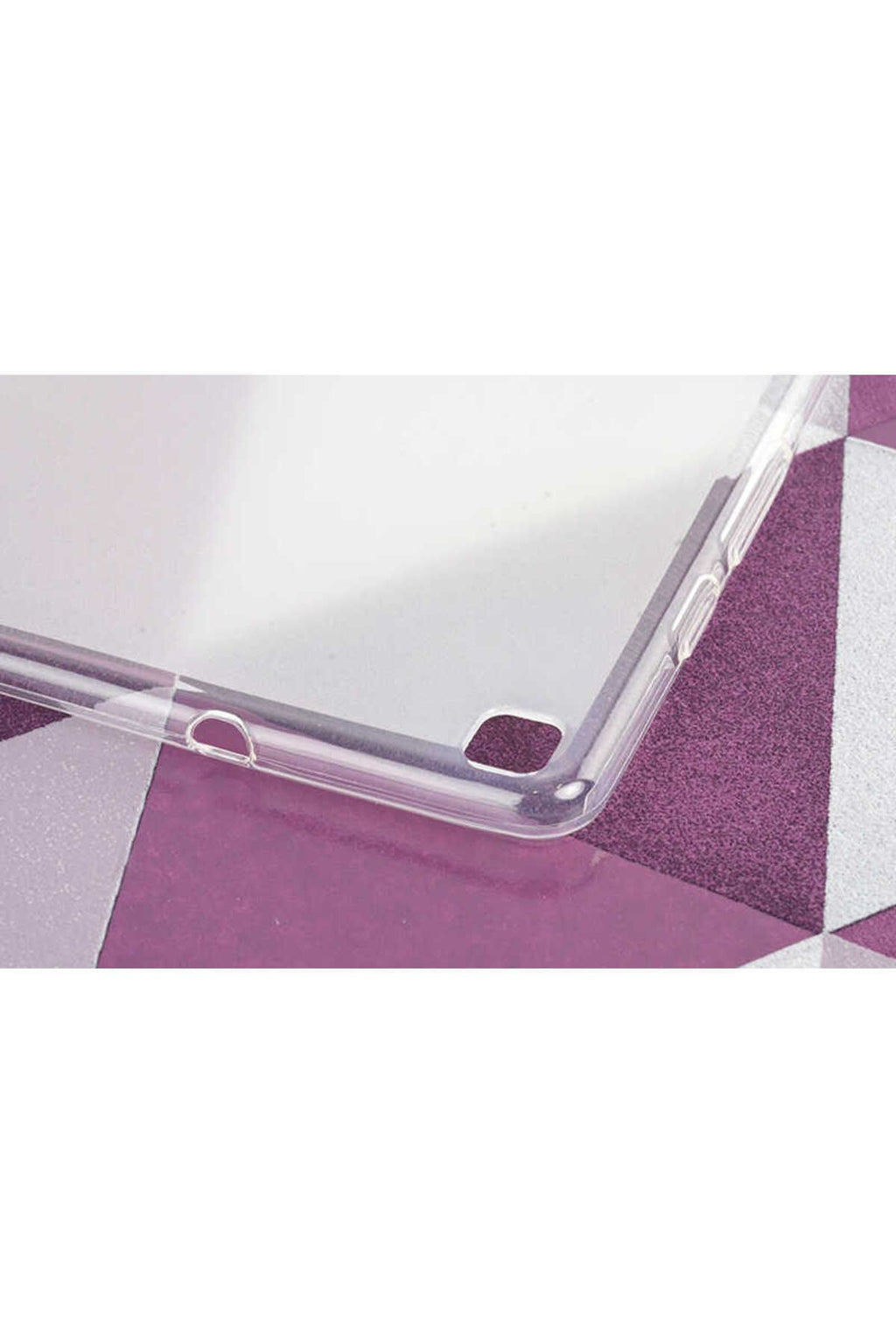 Galaxy Tab A 8.0 T290 Kılıf  Uyumlu Zore Tablet Süper Silikon Kapak-Siyah