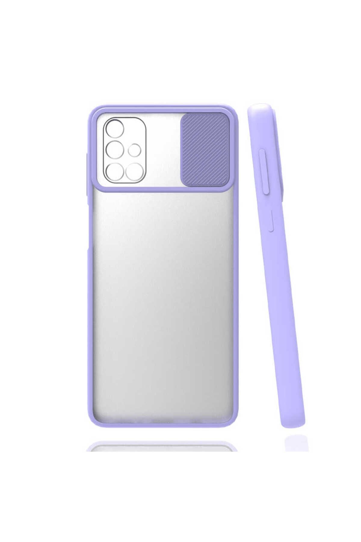 Galaxy A71 Kılıf WNX Lensi Kapak - Pembe Açık