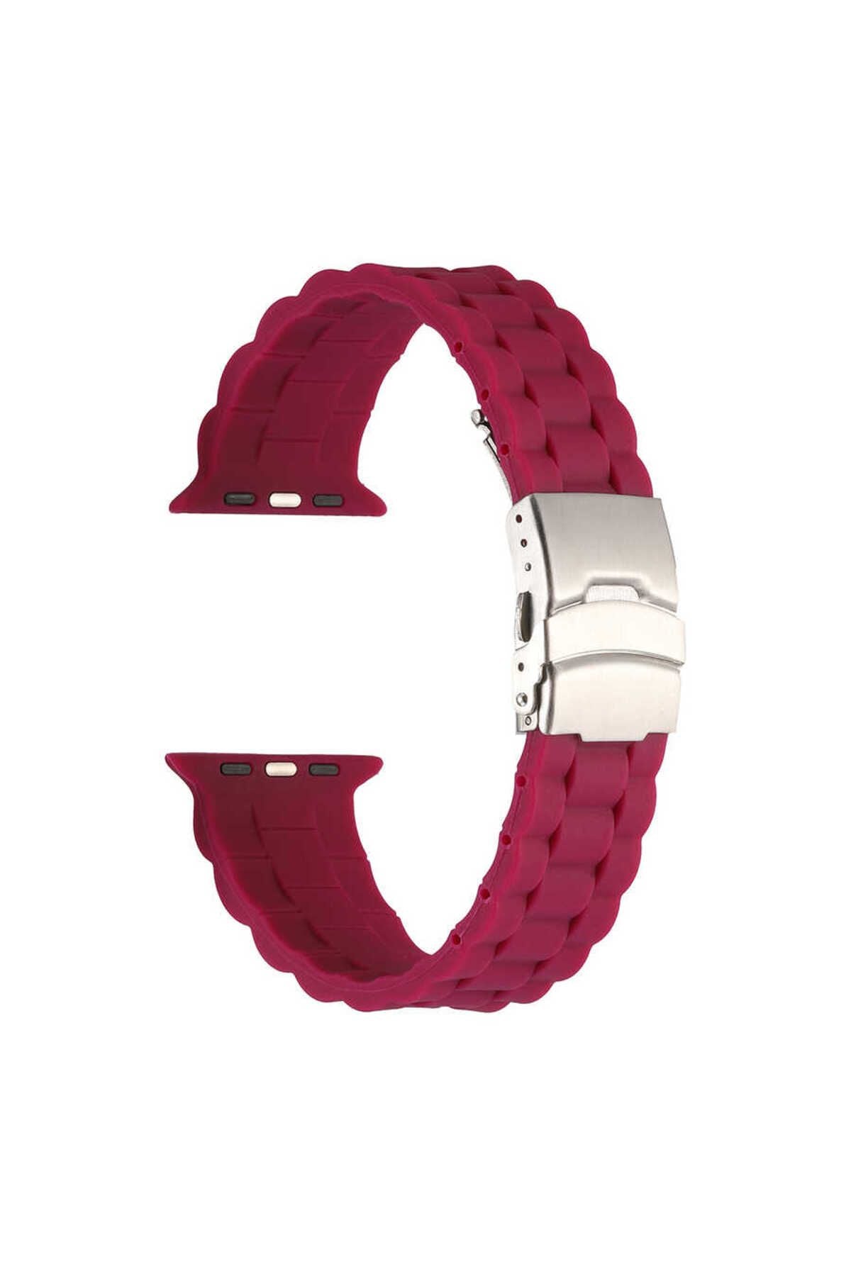 Watch Ultra 49mm Kordon KRD-72 Uyumlu Strap Kayış CLO- Siyah