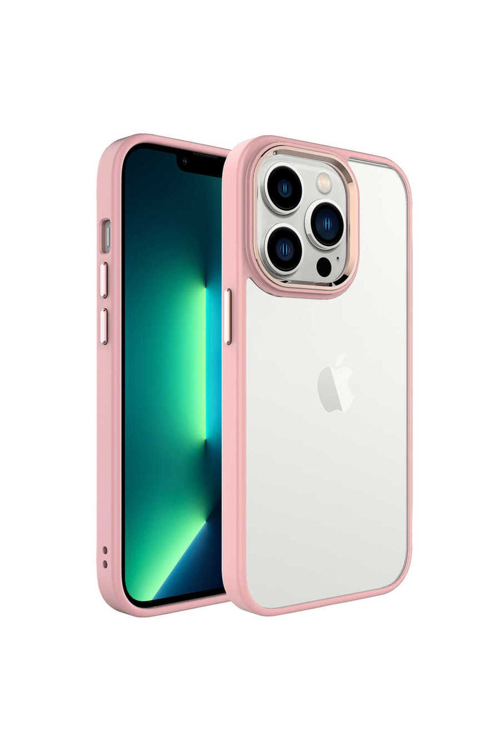 iPhone 14 Pro Uyumlu Zore Krom Kılıf-Lavendery Gray