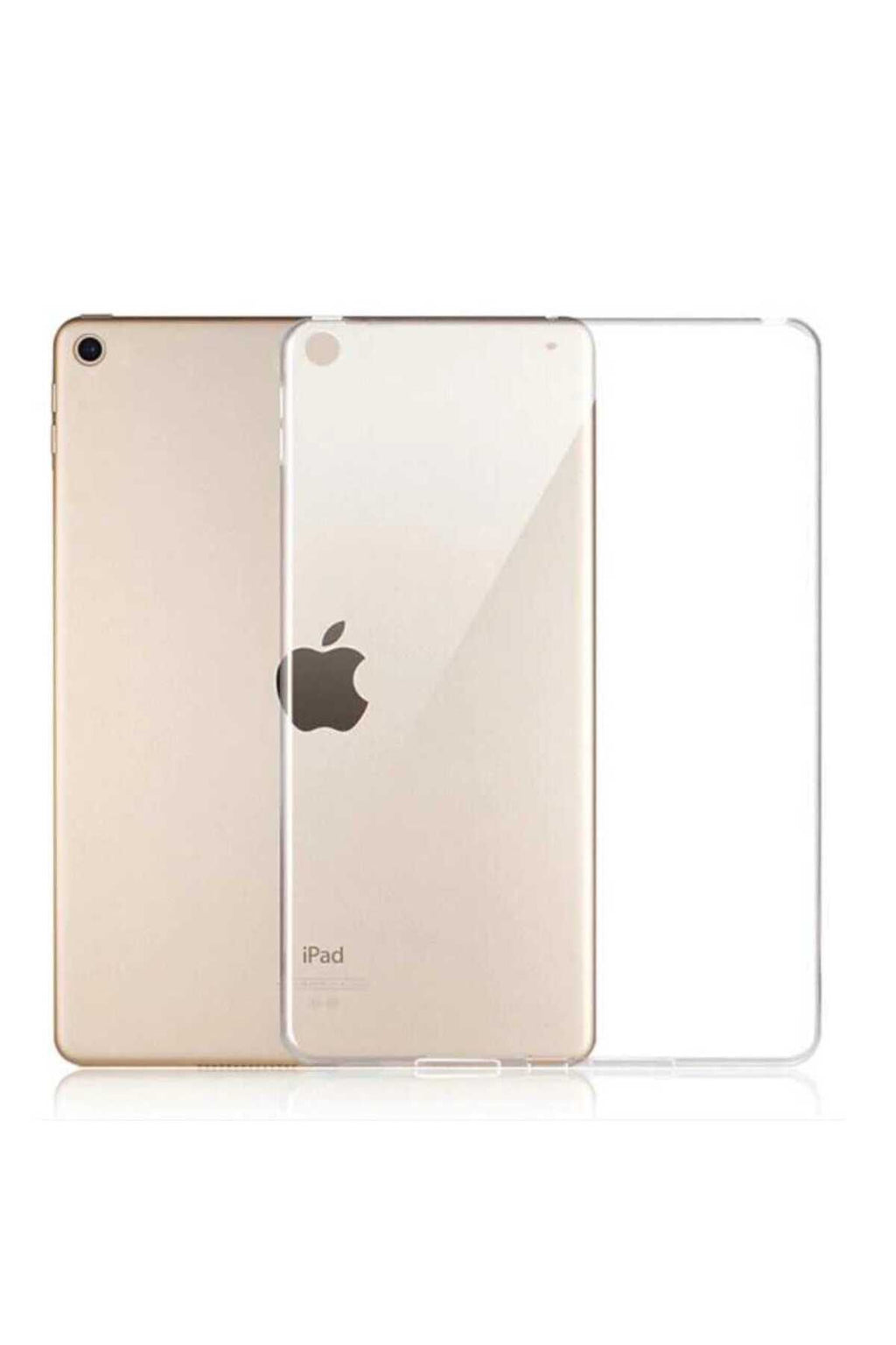 iPad 9.7 2017 (5.Nesil) - Uyumlu Uyumlu Zore Tablet Süper Silikon Kapak-Renksiz