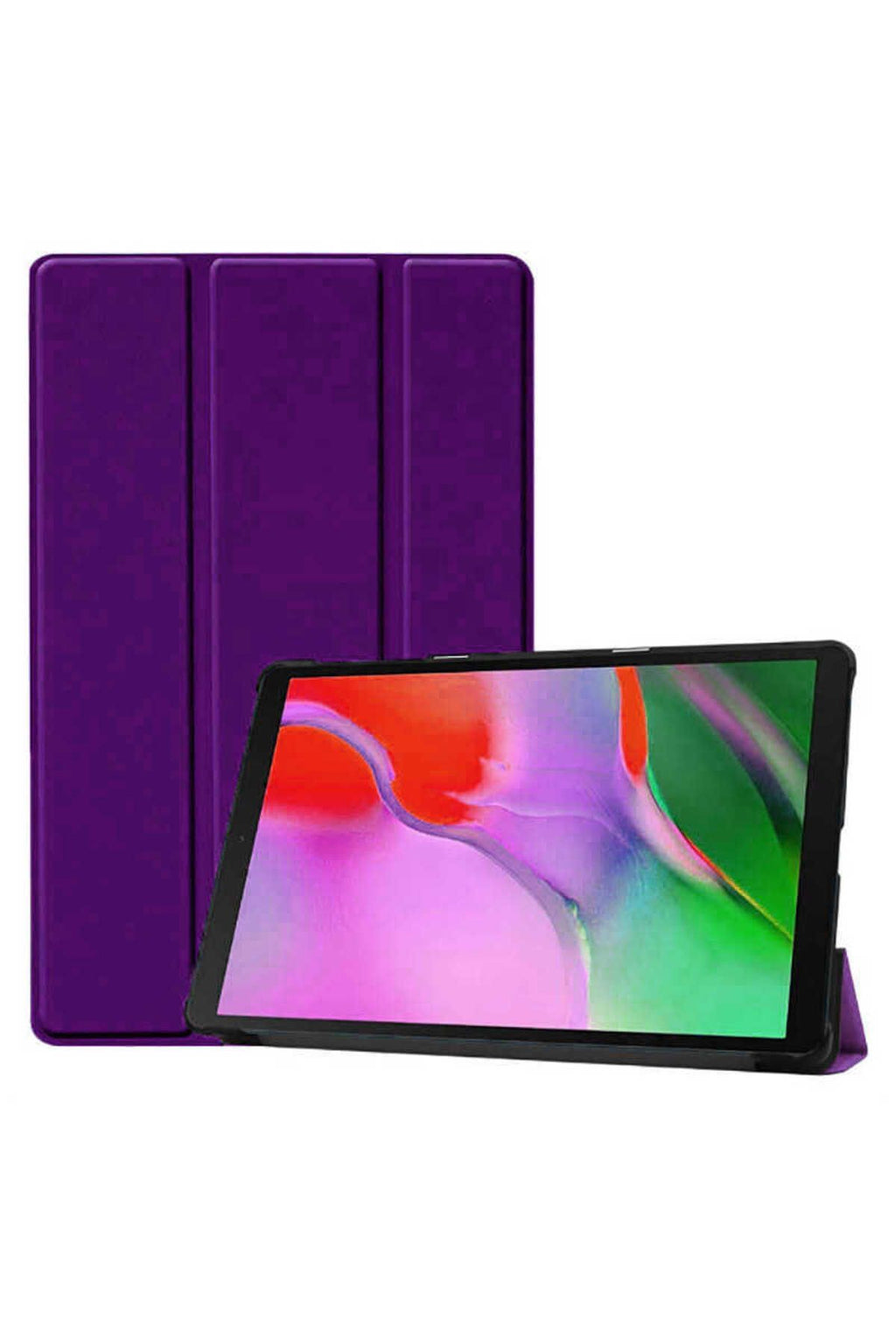 Galaxy T720 Tab S5E  Uyumlu Zore Smart Cover Standlı 1-1 Kılıf-Siyah