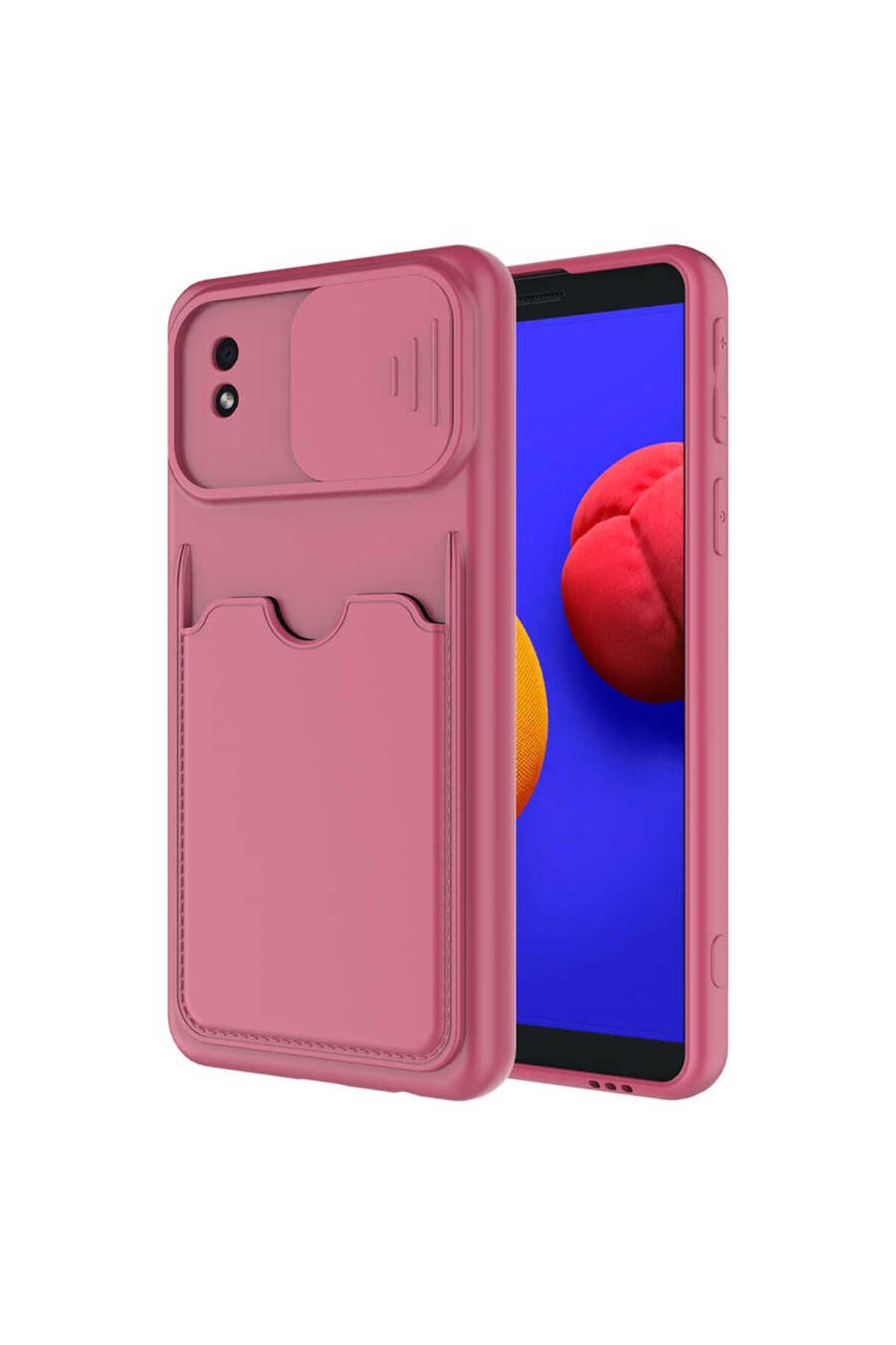 Galaxy A01 Core Kılıf Zore Kartix Kapak - Koyu Mor