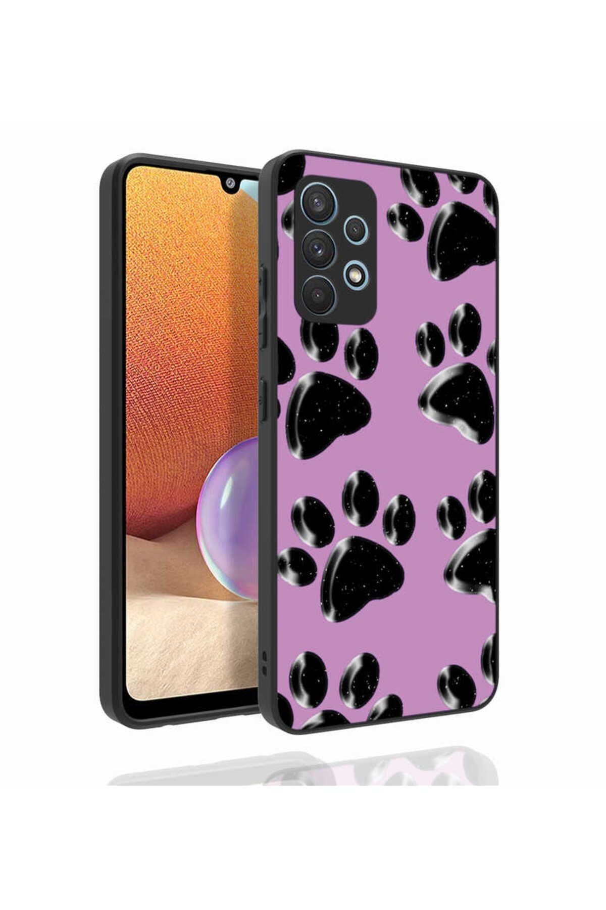 Galaxy A32 4G Kılıf Desenli Kamera Korumalı Parlak Zore Nora Kapak - NO3