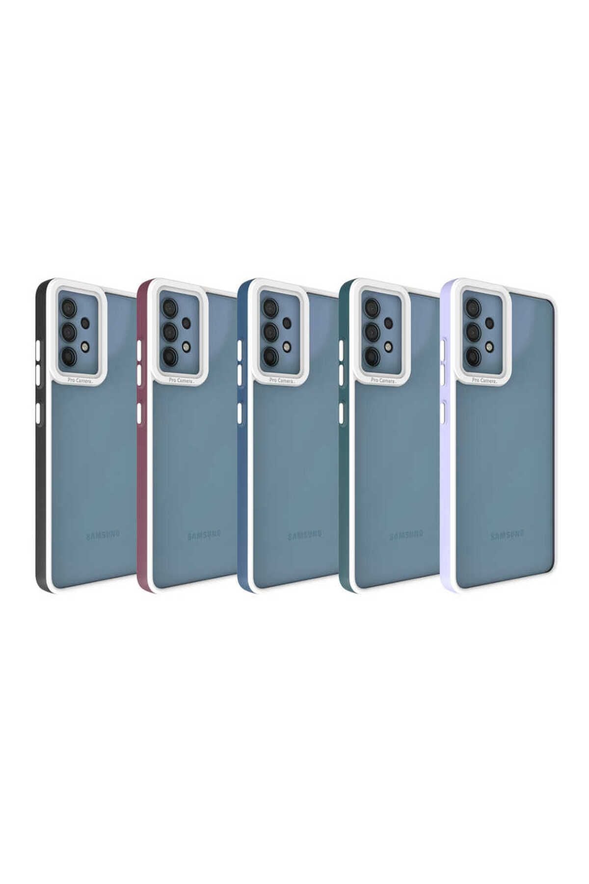 Galaxy A32 4G Kılıf TKNR Mima Kapak - Lacivert