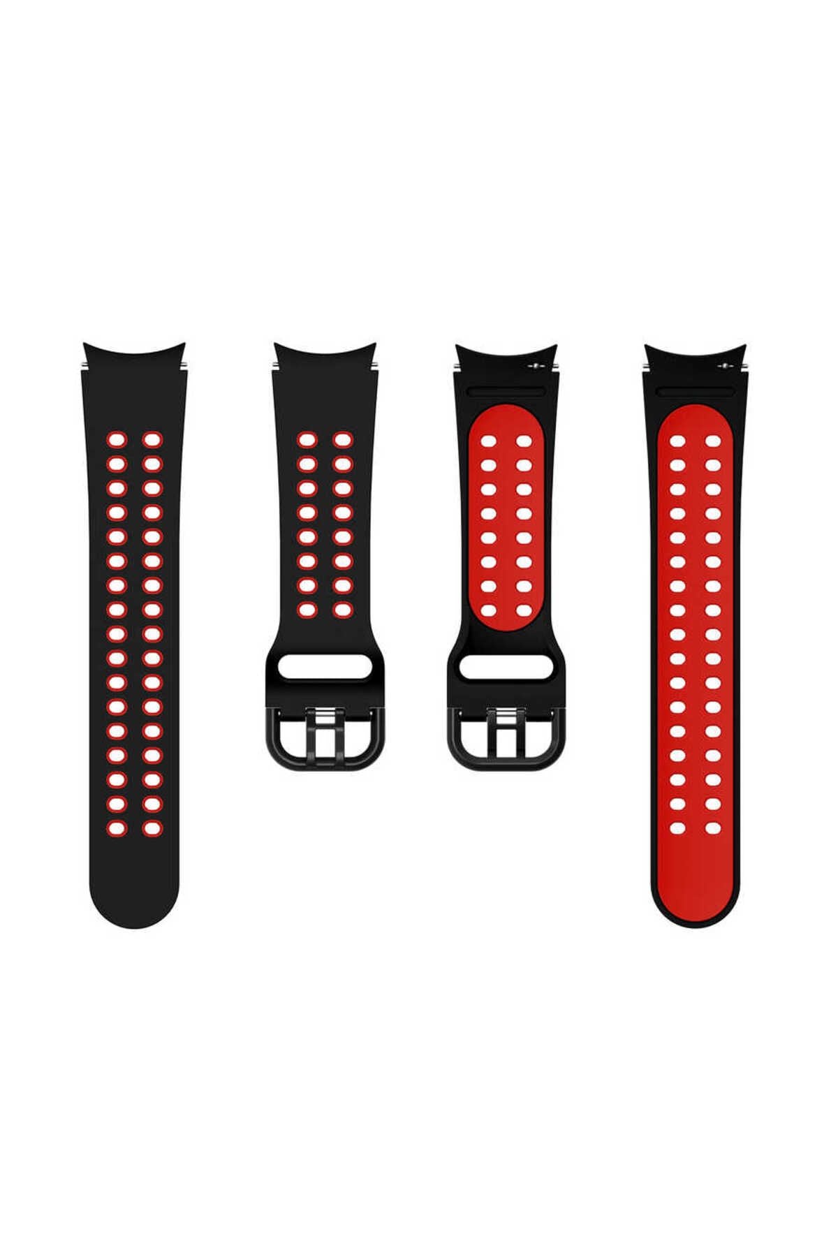 Galaxy Watch 4 Classic 42mm KRD-02 Uyumlu Zore Kordon-Siyah-Mavi