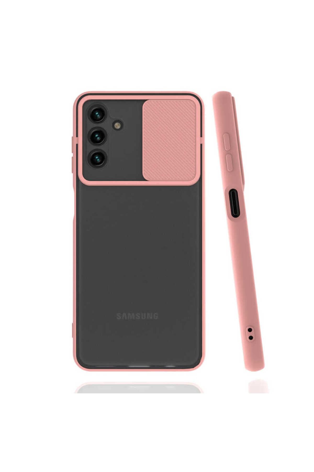 Galaxy A13 5G Kılıf GLLP Lensi Kapak - Pembe Açık