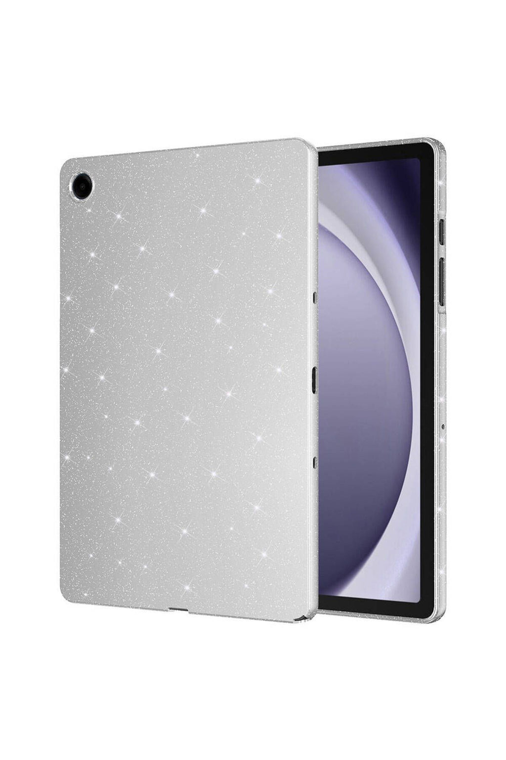 Galaxy Tab S9 FE Simli Parlak Görünümlü Uyumlu Zore Tablet Koton Kılıf-Derin Mor
