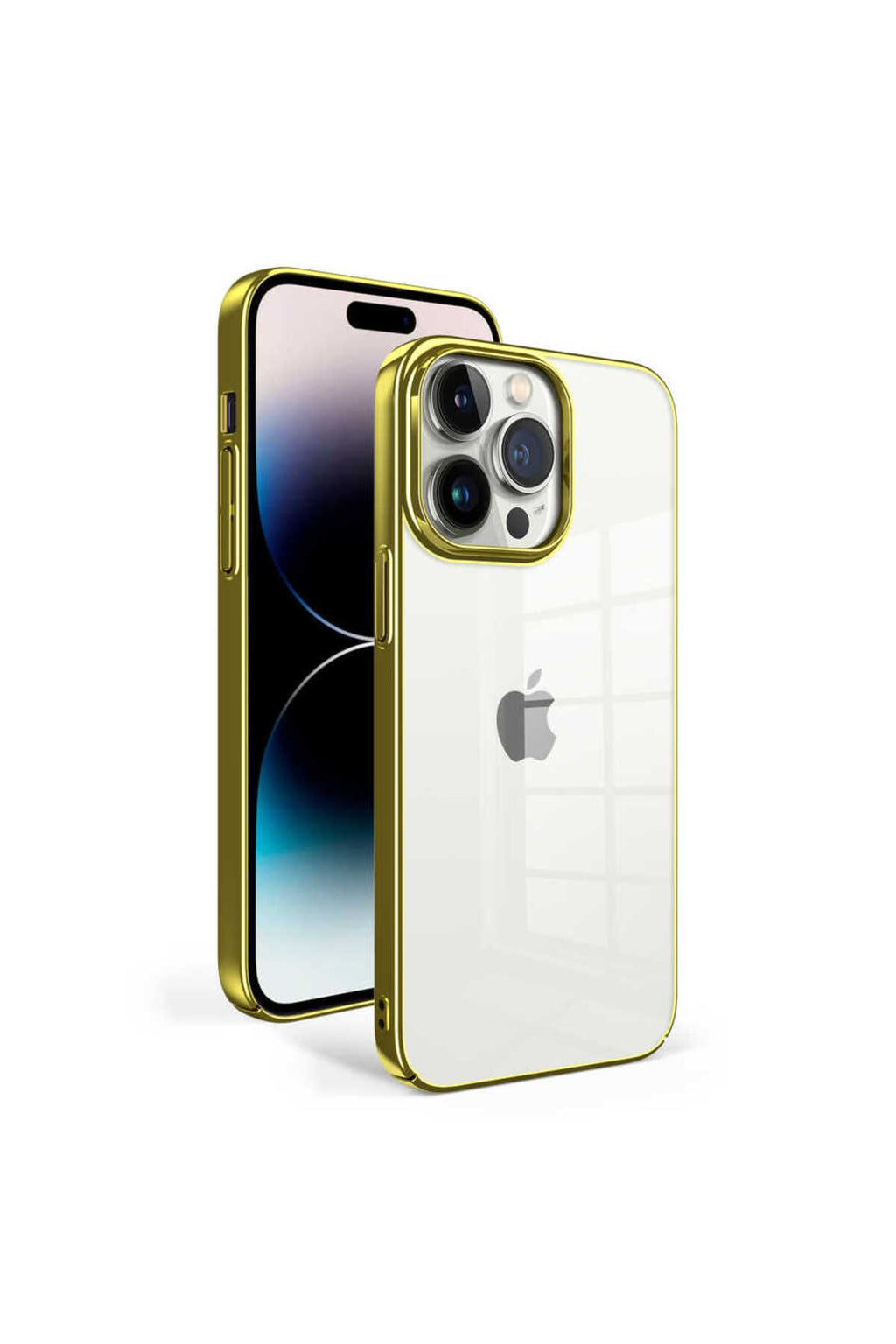 iPhone 14 Pro Uyumlu Zore Sun Kılıf-Gold