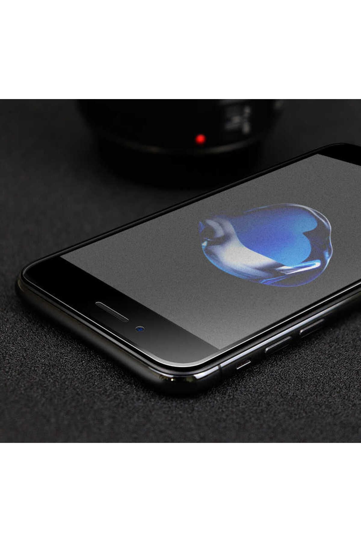 iPhone SE 2022 Uyumlu Zore Anti-Dust Mat Privacy Temperli Ekran Koruyucu