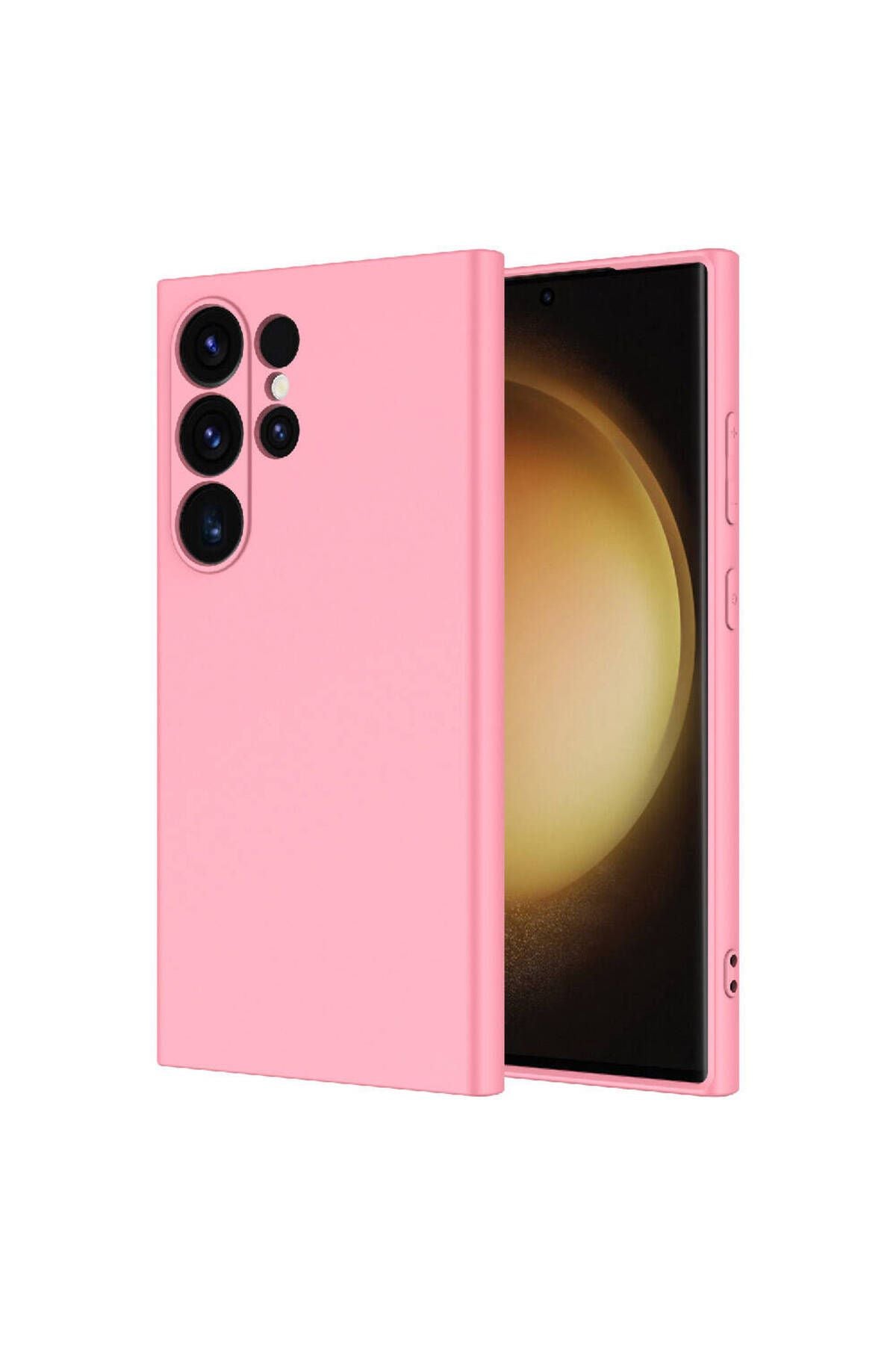 Galaxy S24 Ultra Uyumlu CSK Zore Mara Lansman Kılıf-Pembe