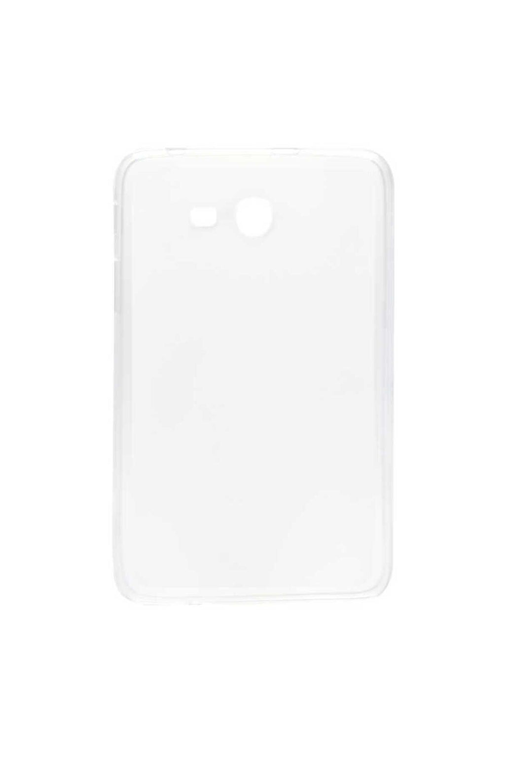 Galaxy Tab 3 Lite 7.0 T110 Kılıf  Uyumlu Zore Tablet Süper Silikon Kapak-Siyah