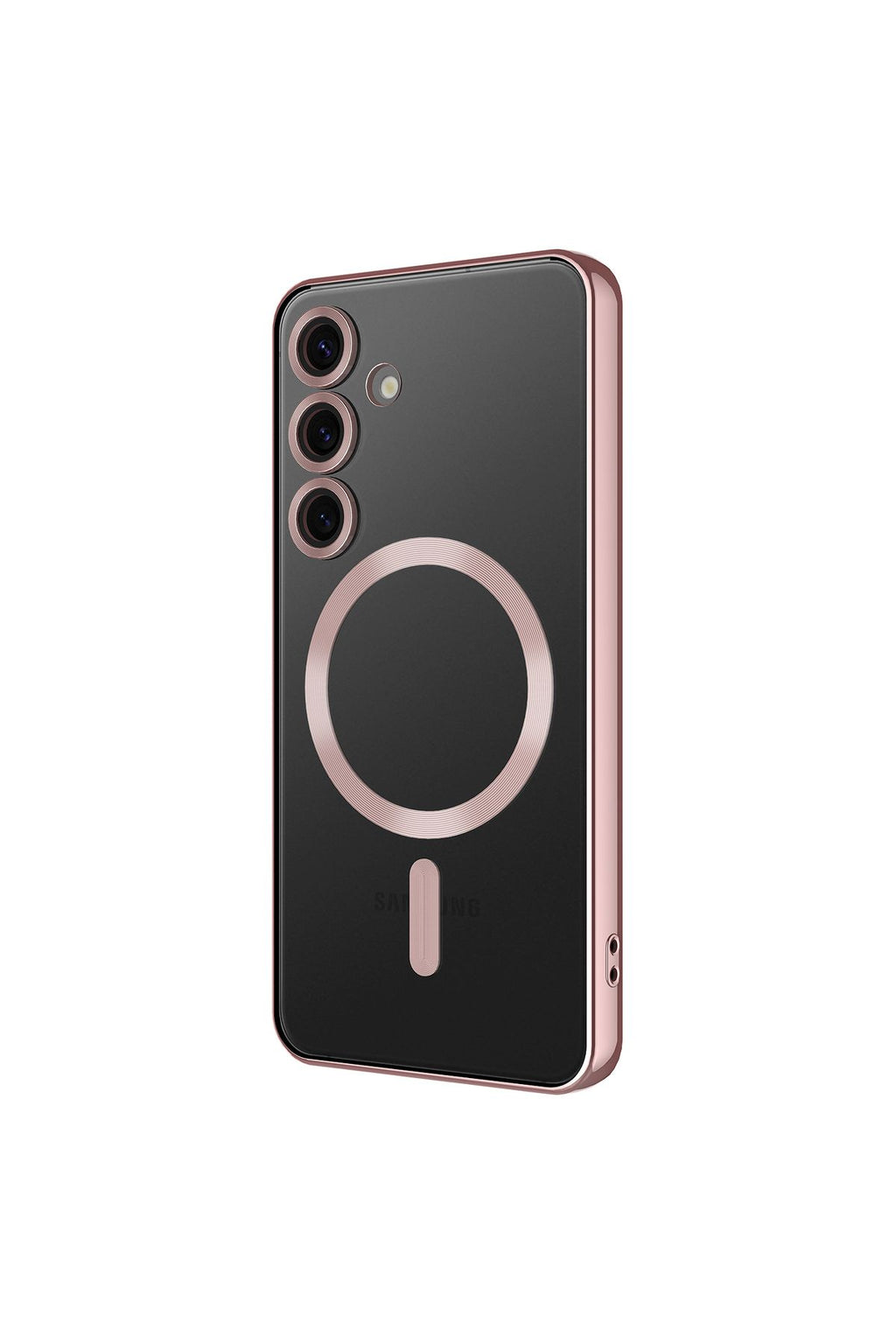 Galaxy S24 FE Uyumlu   Kılıf Kamera Korumalı  Wireless Şarj Özellikli Demre Kapak - Sierra Mavi