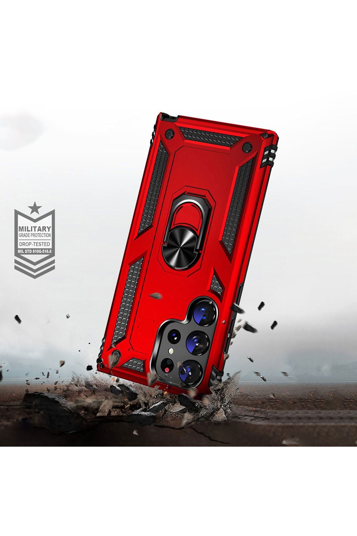 Galaxy S23 Ultra Uyumlu BRT Vega Kılıf-Mavi