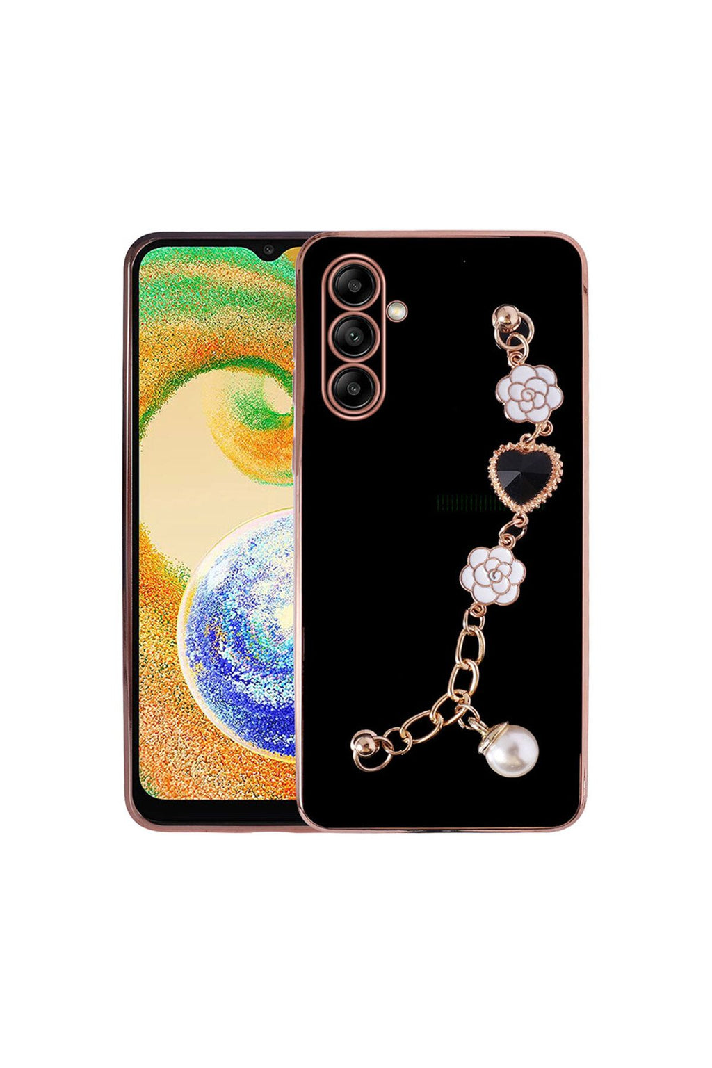 Galaxy A13 5G Kılıf El Tutamaçlı Kamera Korumalı Zore Taka Silikon Kapak - Mor