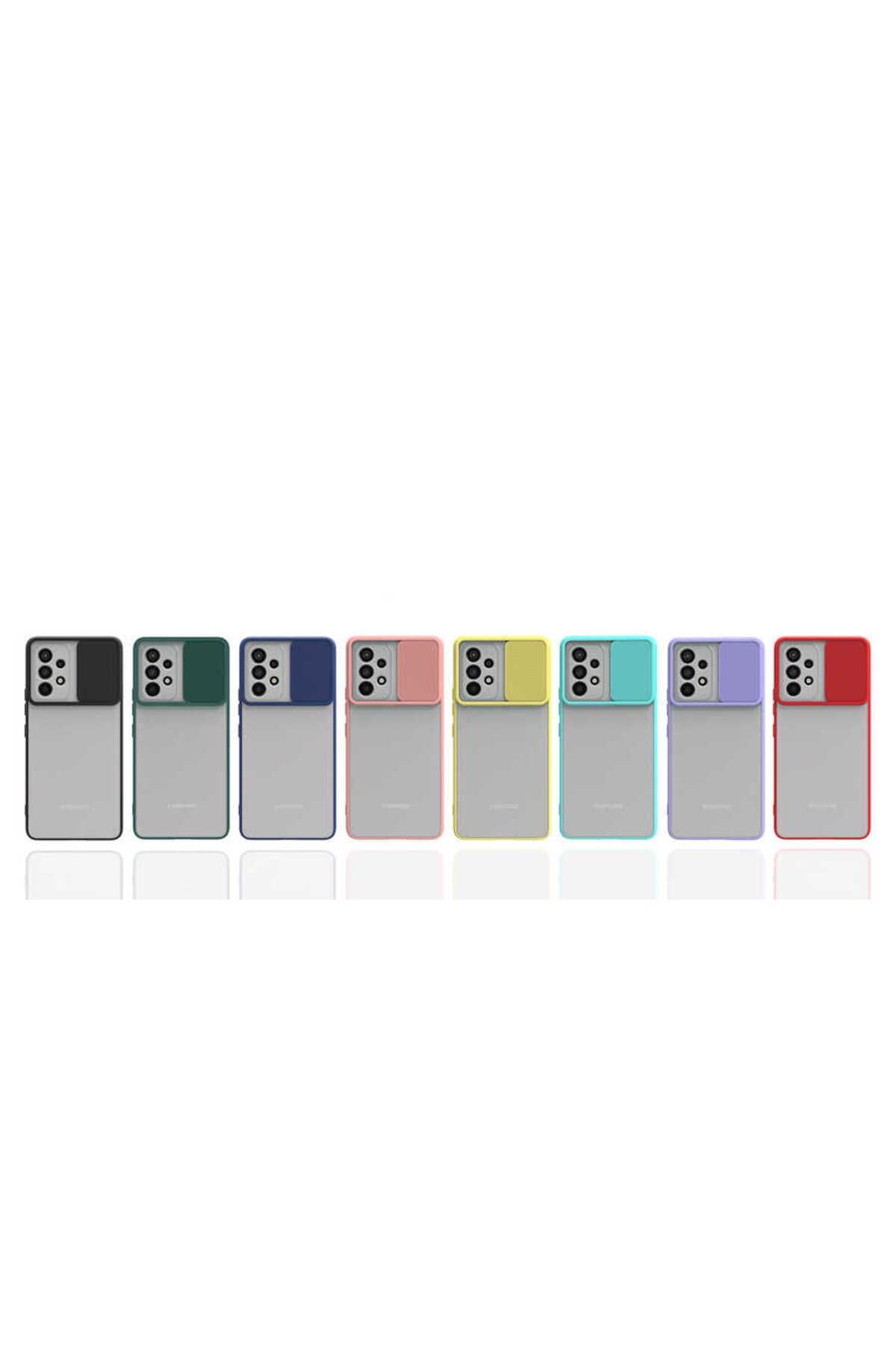 Galaxy A23 Kılıf Zore Lensi Kapak - Sarı