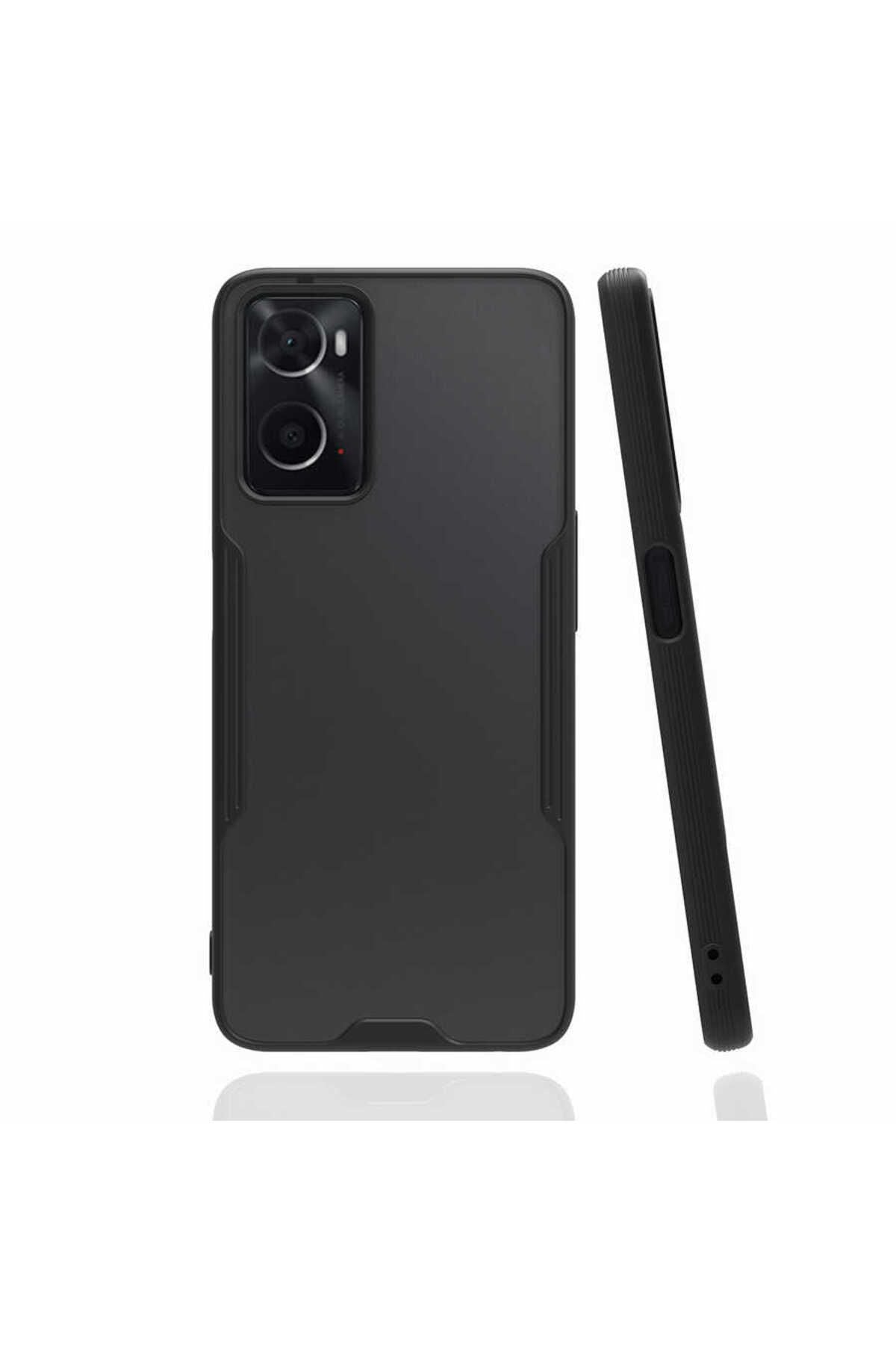 A96 4G Kılıf TUVA Parfe Kapak - Siyah
