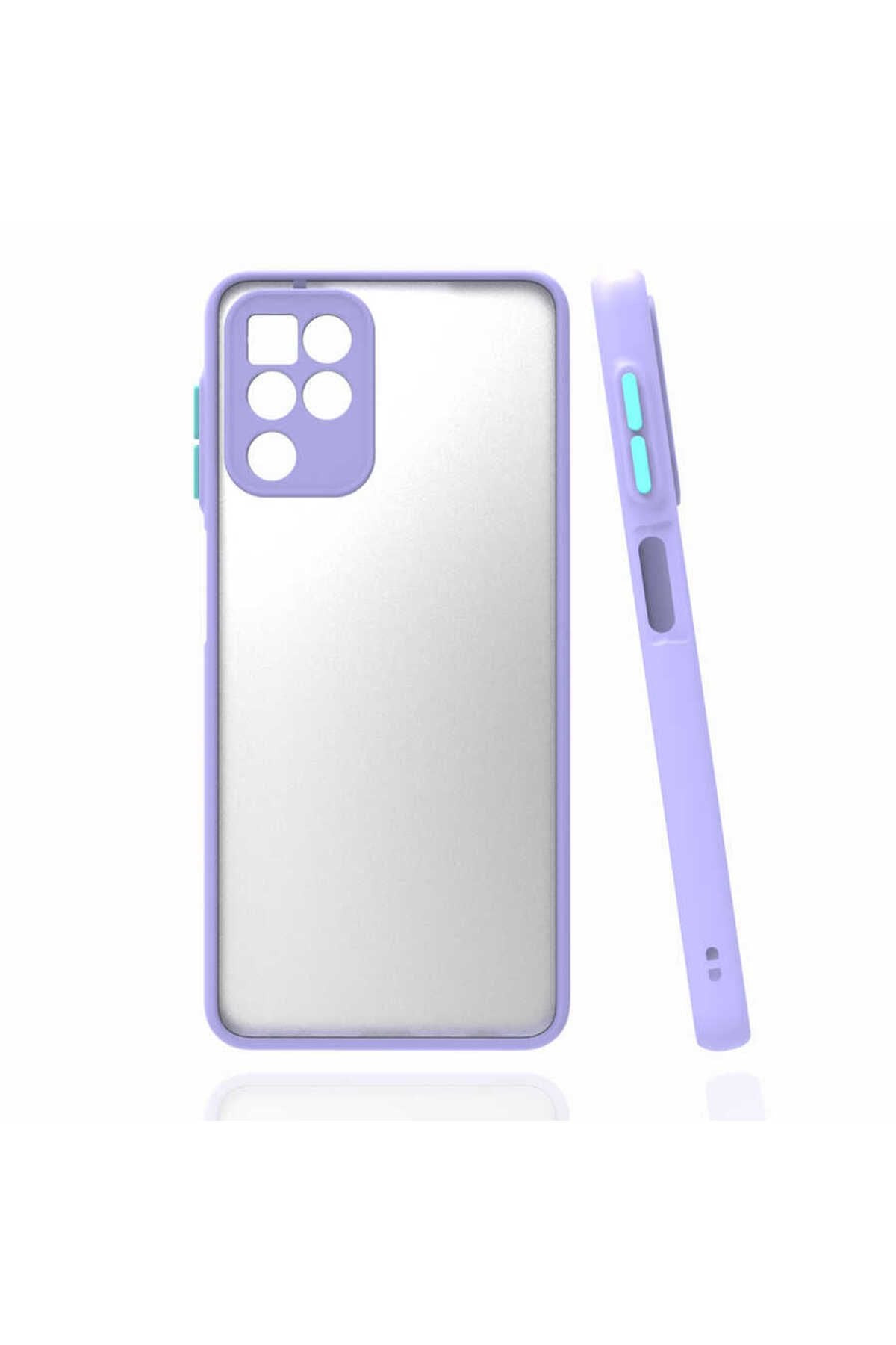 Galaxy A22 4G Kılıf Zore Hux Kapak - Lila