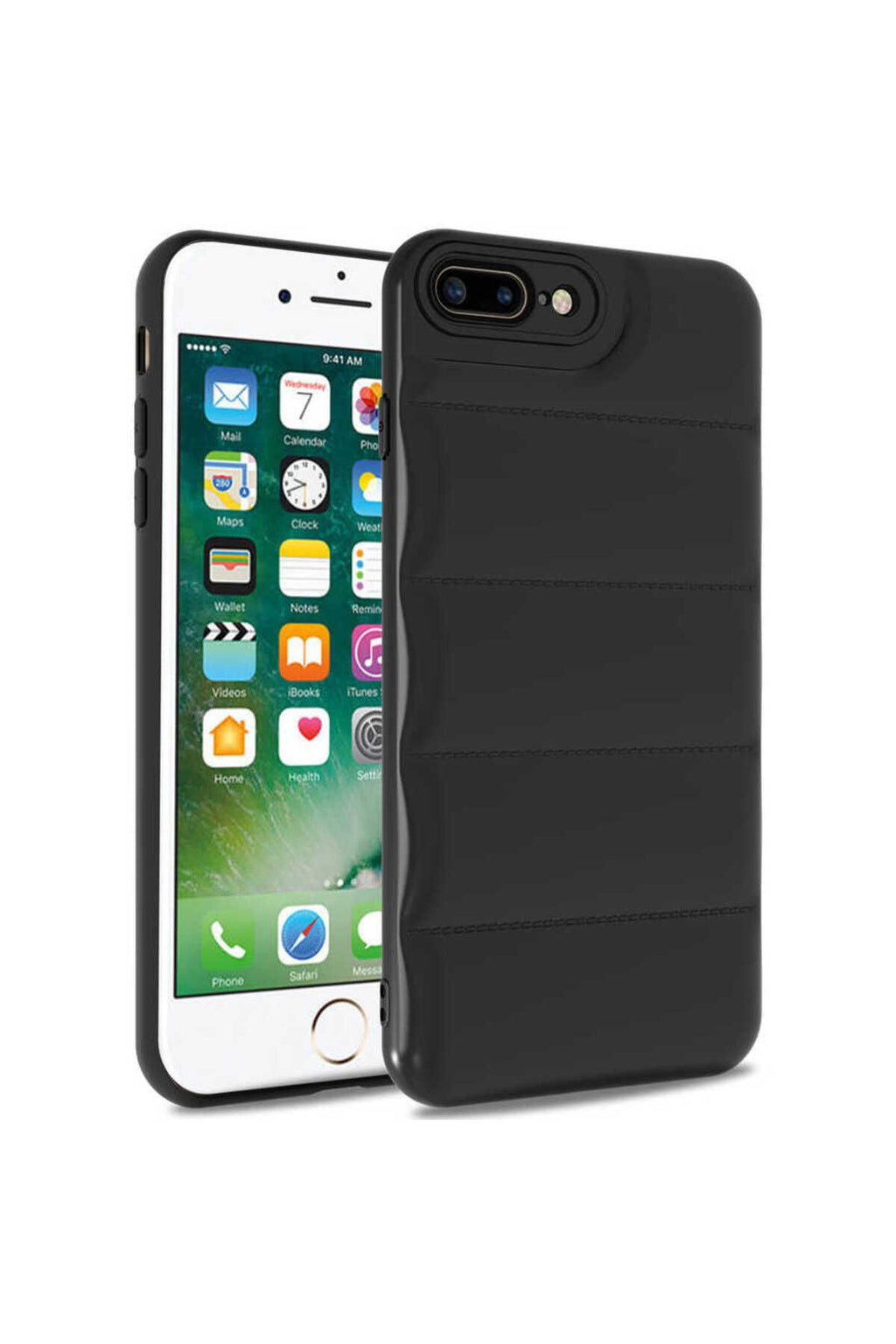 iPhone 8 Plus Kılıf Zore Kasis Kapak - Saks Mavi