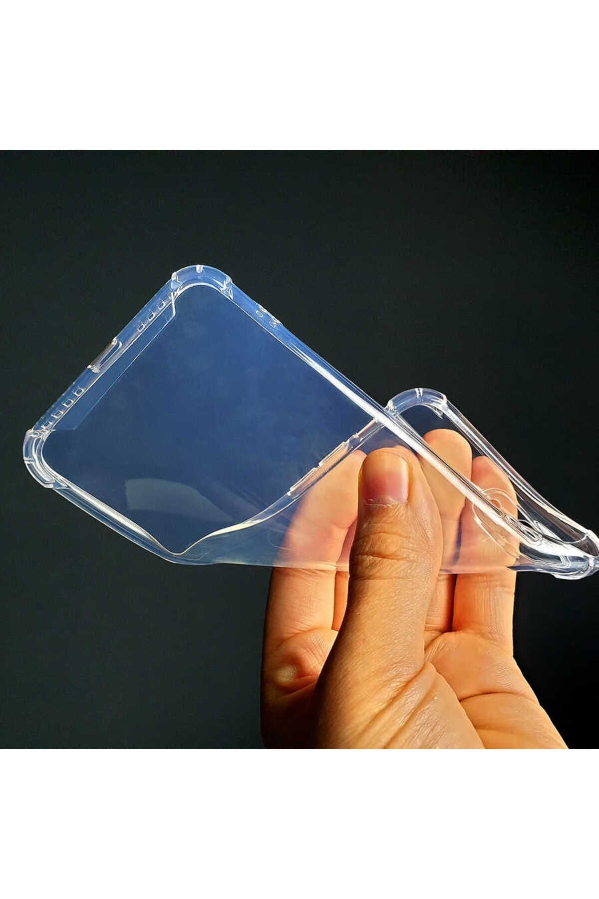 iPhone X Kılıf Zore Kamera Korumalı Nitro Anti Shock Silikon - Renksiz