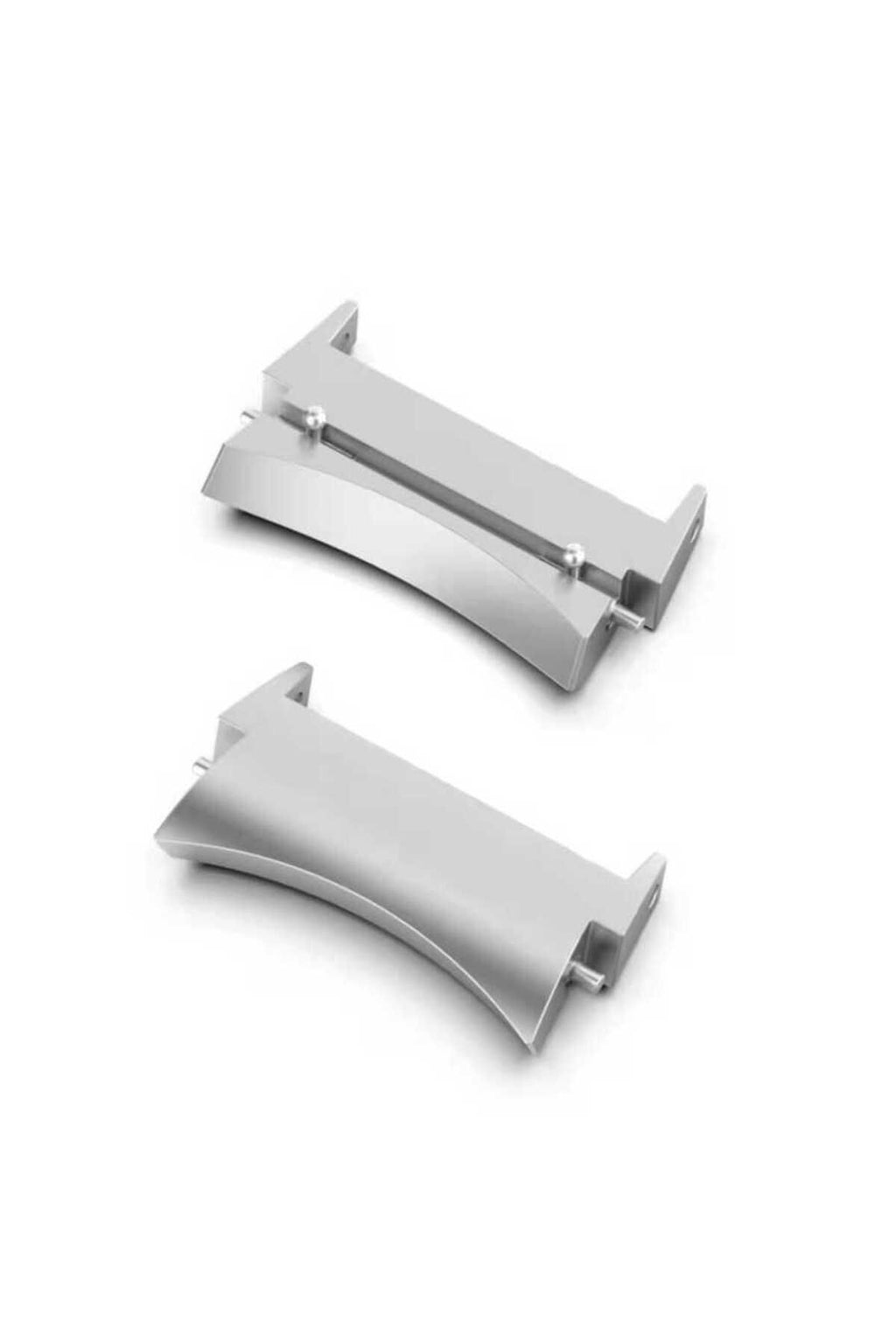 Galaxy Watch 4 44mm 20mm Metal Kordon Dönüştürücü CLO- Gümüş