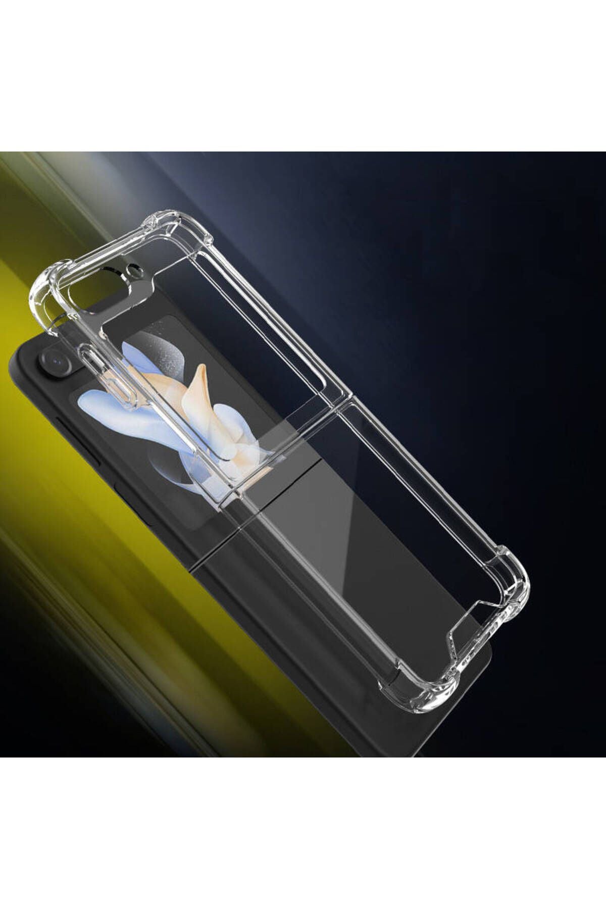 Galaxy Z Flip 5 Uyumlu Zore Nitro Anti Shock Silikon-Renksiz